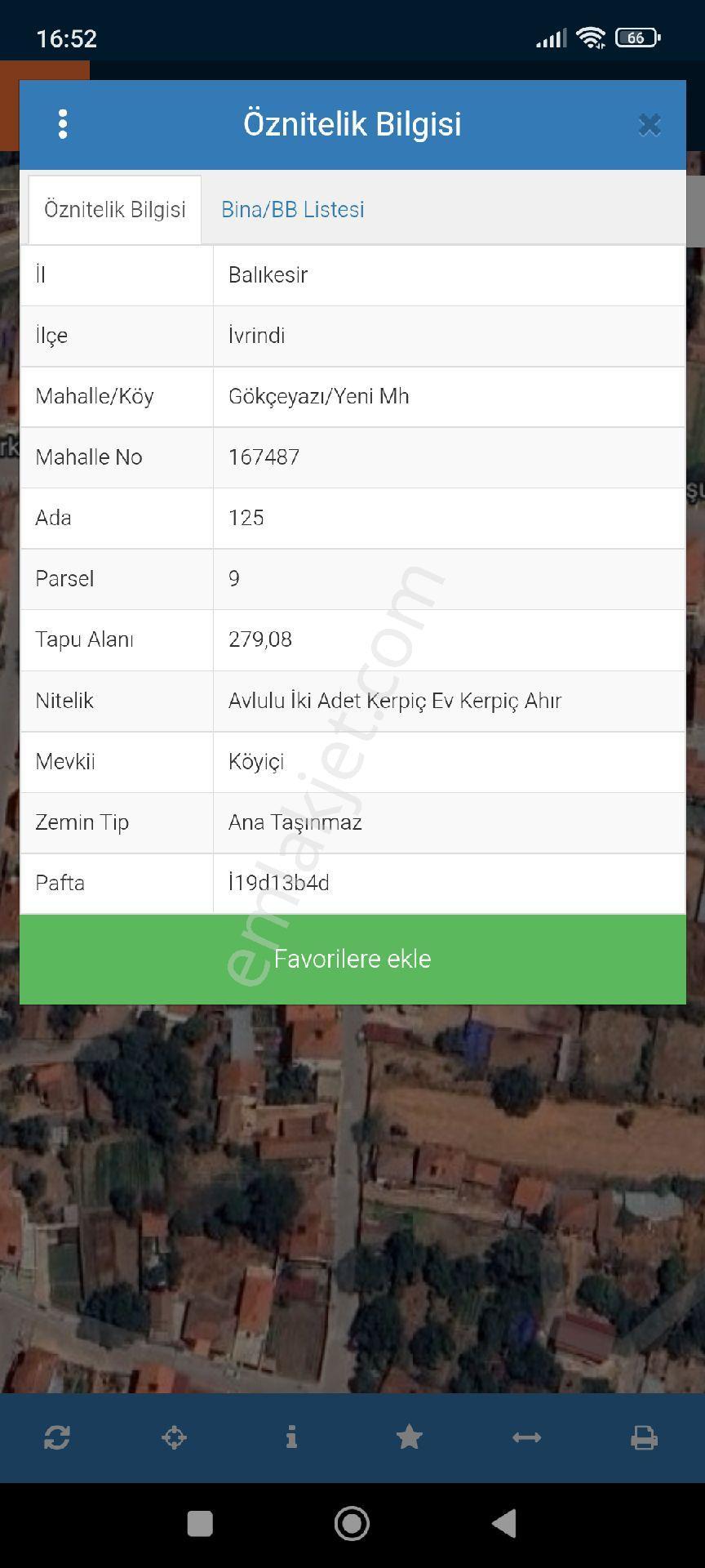 Balıkesir Gökçeyazı Da Satılık Köşe Konumda Arsa