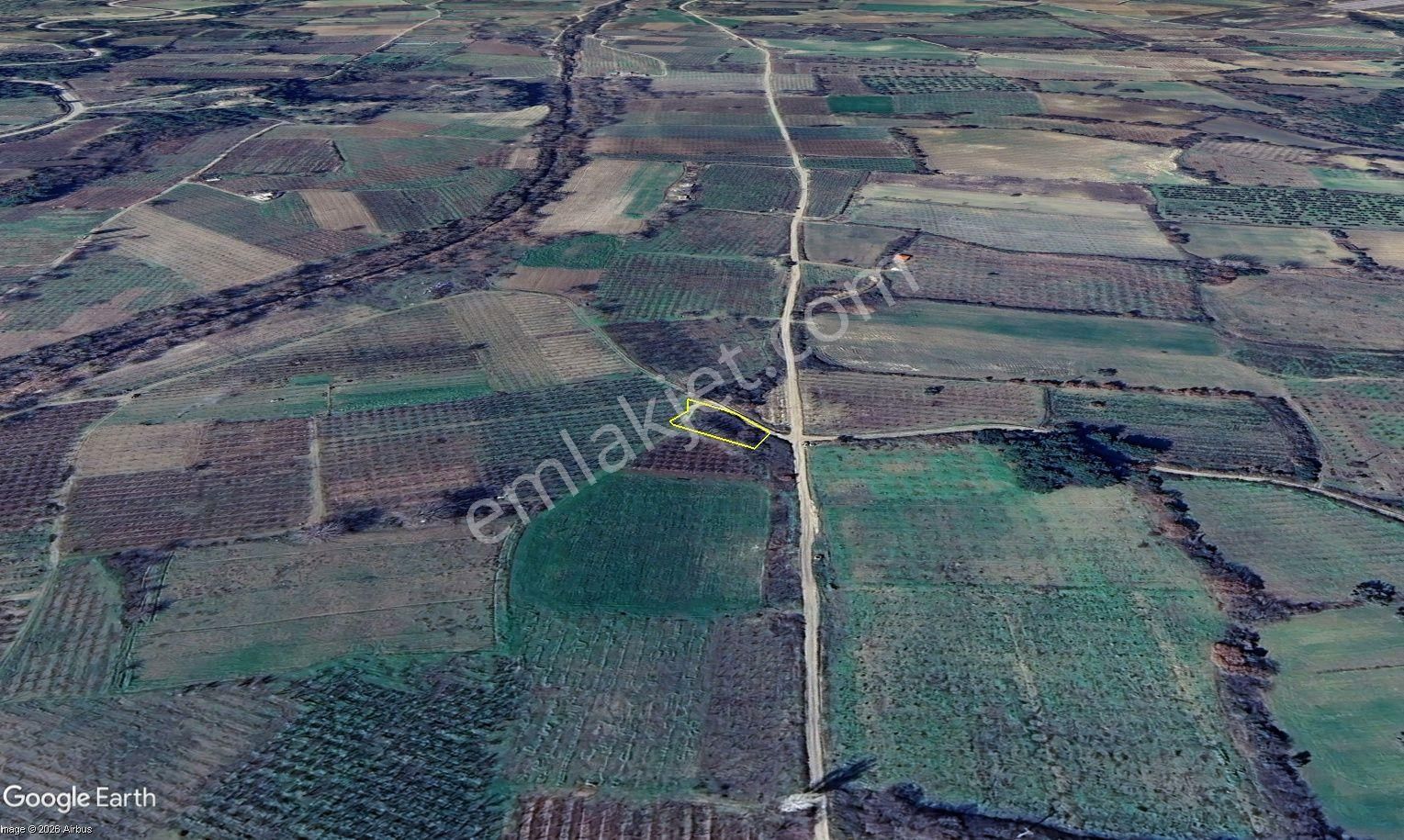 Lapseki Gökköy'de Umurbey Baraj Yolu Üzerinde Yatırımlık Tarla - Görsel 3