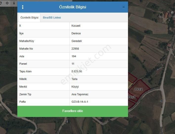 Kocaeli Derince Geredeli Satılık Yatırımlık Tarla - Görsel 32