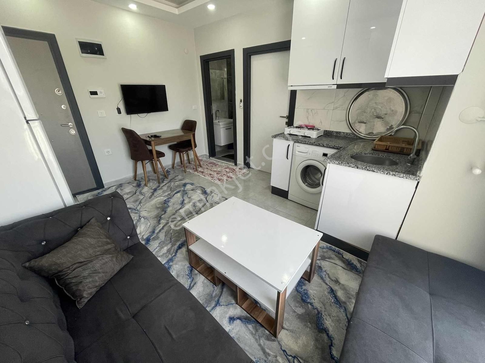Ahatlı'da Arakat Asansörlü Full Eşyalı 1+1 Kiralık - Görsel 28