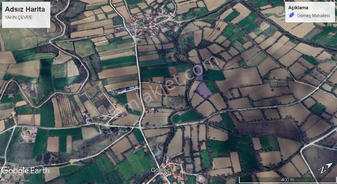 Gömeç - Koruköy Arasında Şehir Merkezine 7 Km Mesafefe Bahçeler - Görsel 4