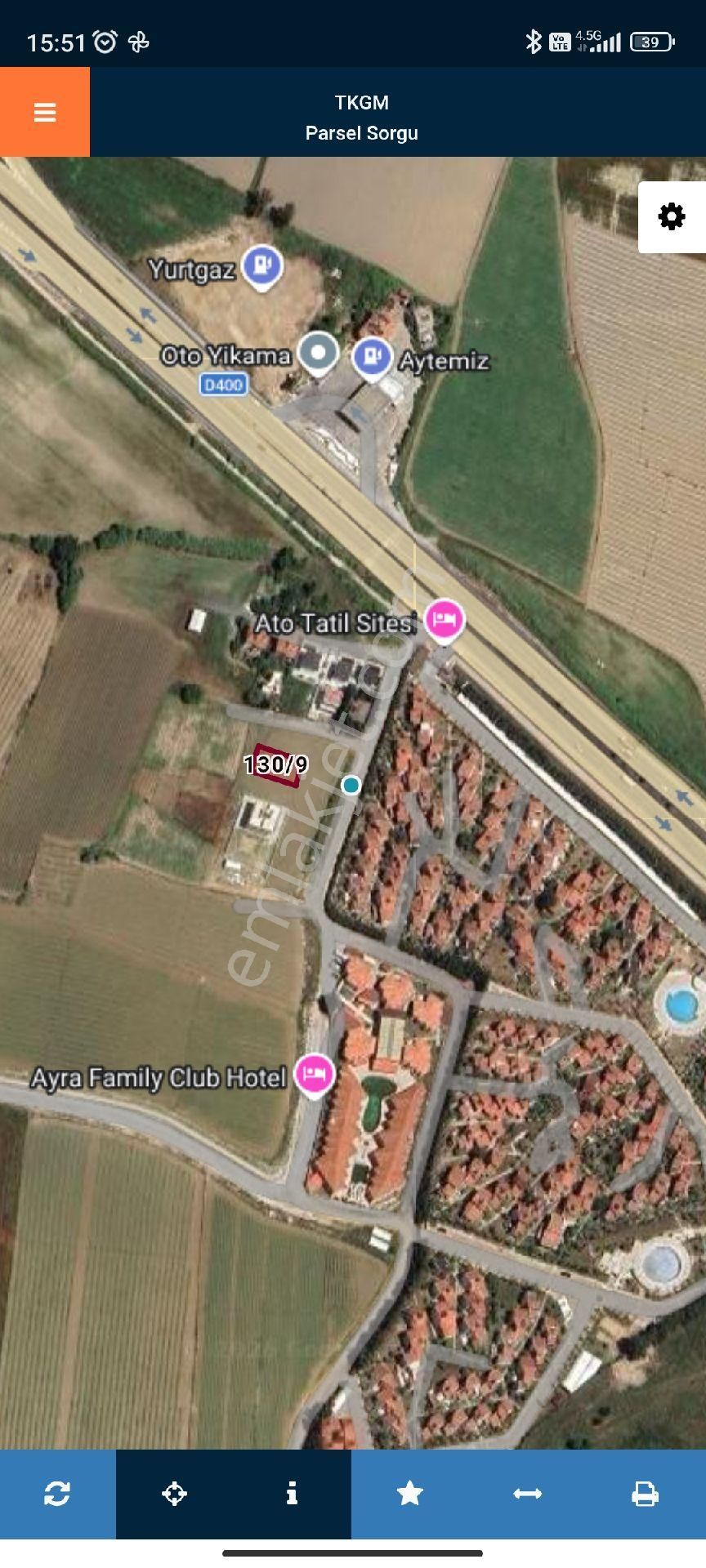 💯💯denize 350 M Mesafesinde Satılık Villa Arsası