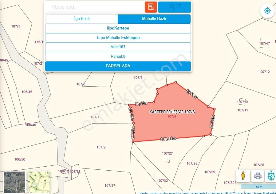 Altın Emlak'tan Kartepe'de Sapanca Gölü Manzaralı Yatırım Değeri Yüksek Tarla - Görsel 3