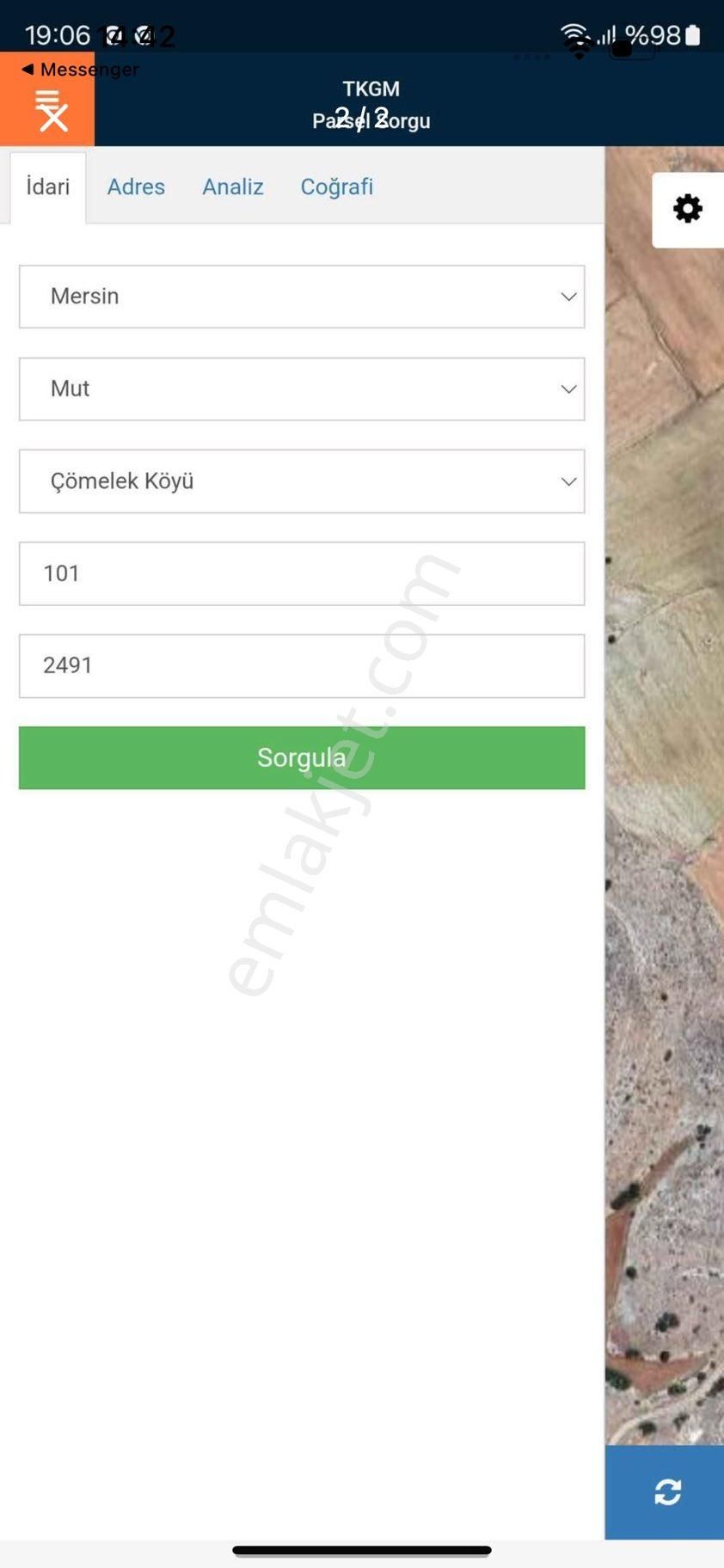 Mut Çömelek 27 Dönüm