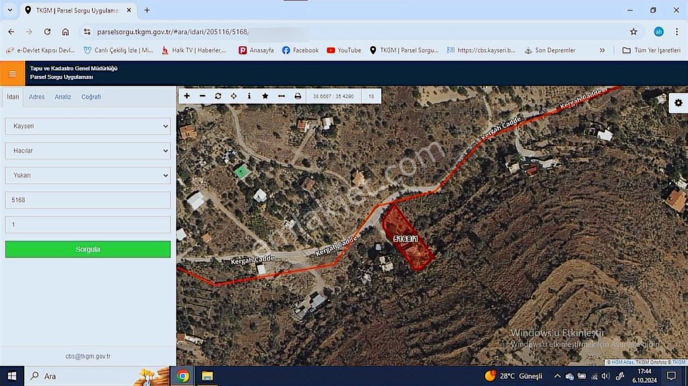 Mazaka Cıty'den Hacılar Kergah Cd Satılık 1205 M2 Villa Parsel - Görsel 11