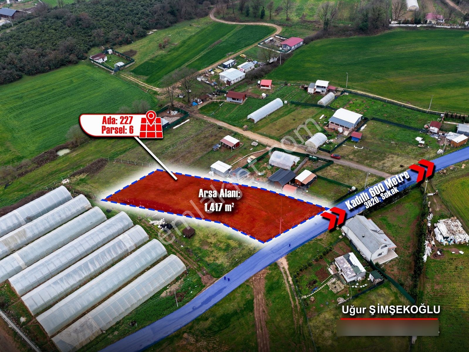 Tbc Gayrimenkul | Gebze Kadıllıda 1.417 M² Satılık Tarla - Görsel 10