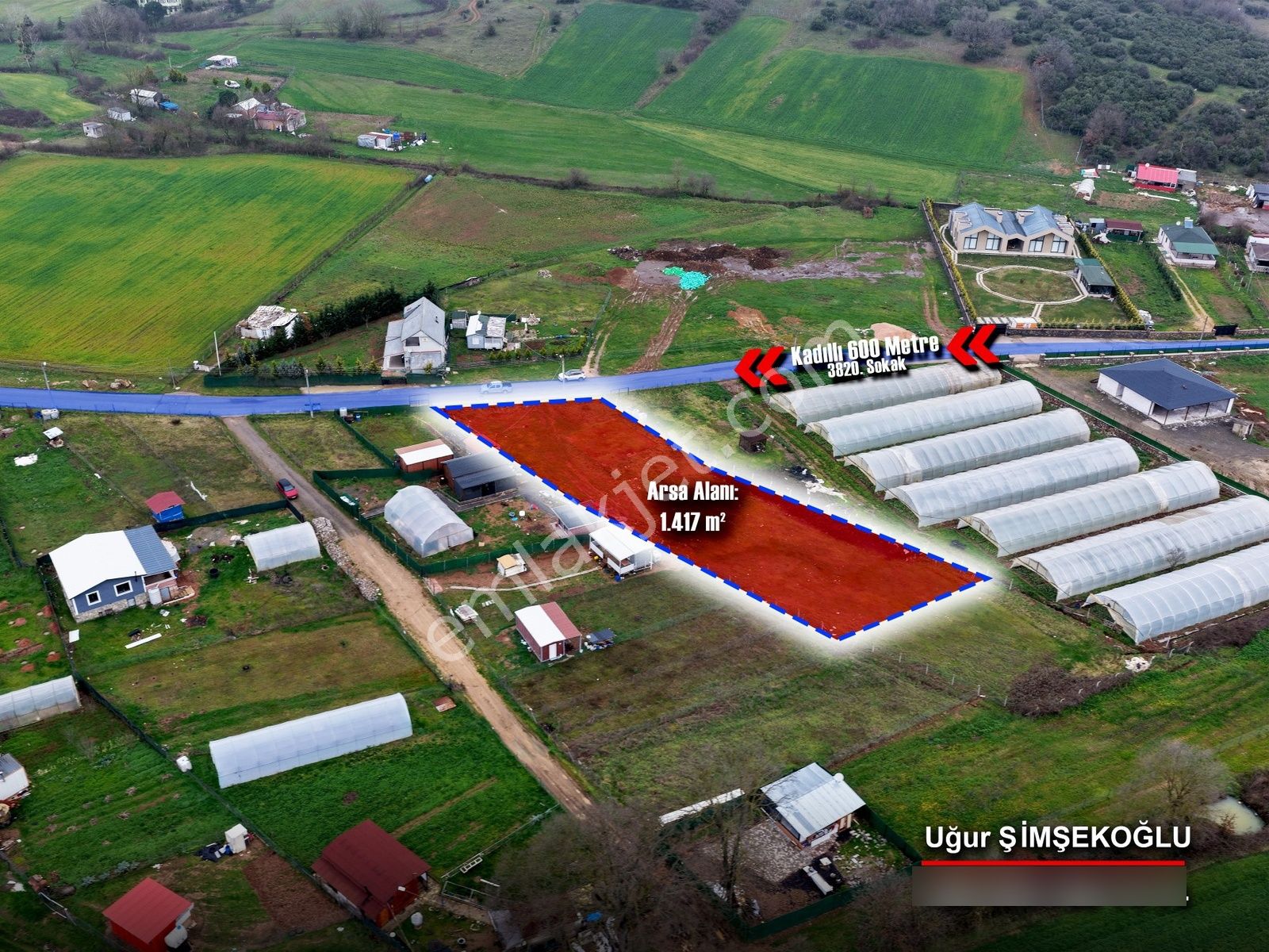 Tbc Gayrimenkul | Gebze Kadıllıda 1.417 M² Satılık Tarla - Görsel 2
