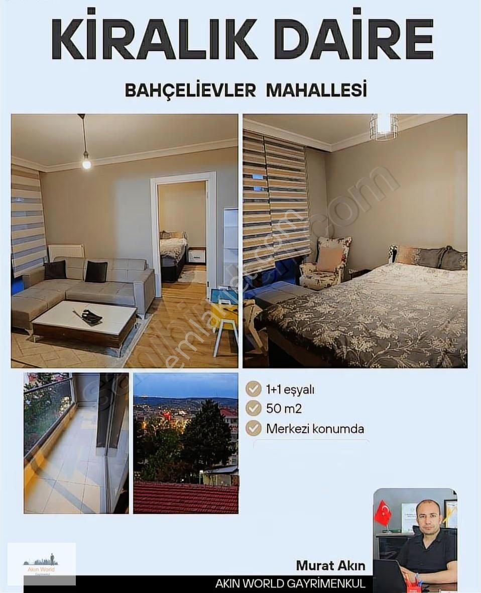 Bahçelievler Mahallesi Merkezde 1+1 Eşyalı Daire