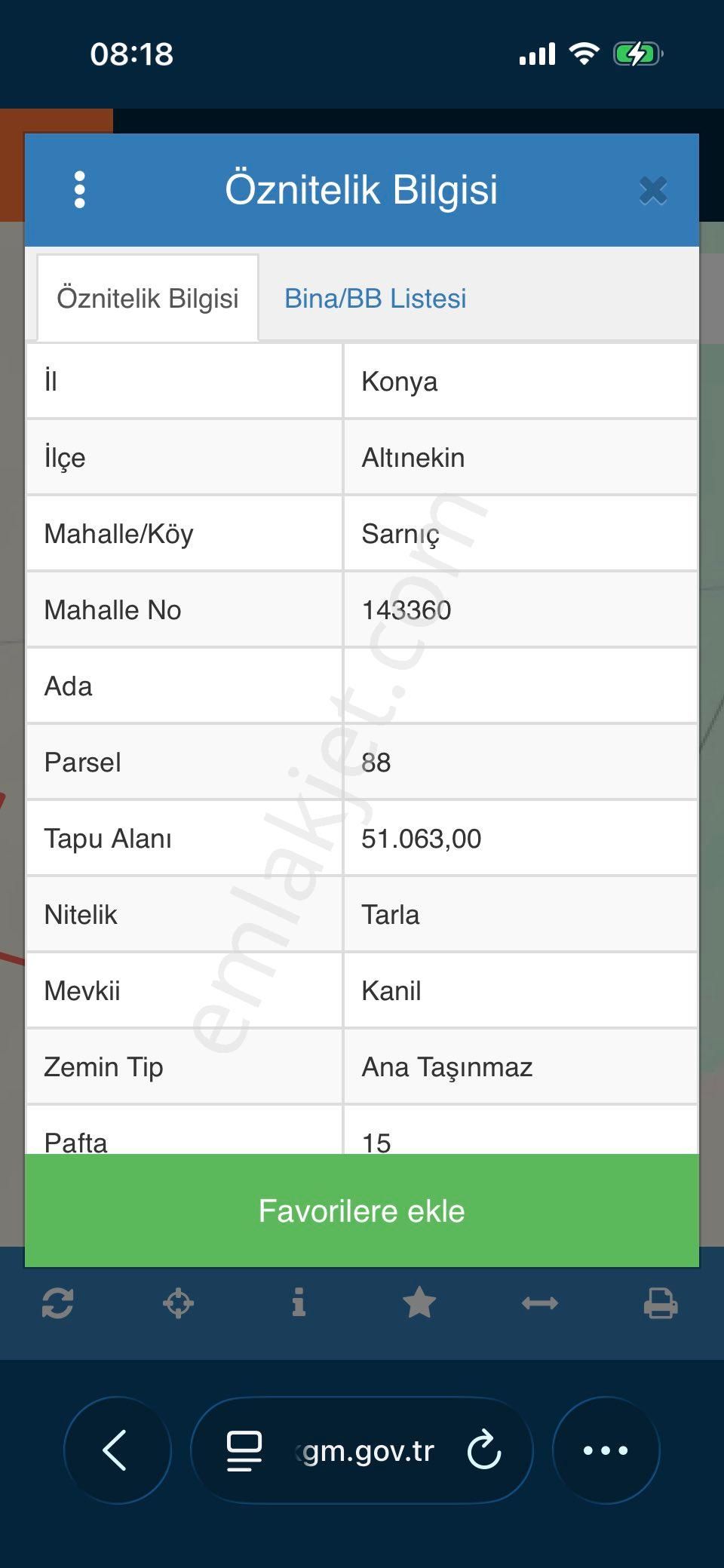 Altınekin Sarnıçta 25000 M2 Si Satılık Tarla - Görsel 2
