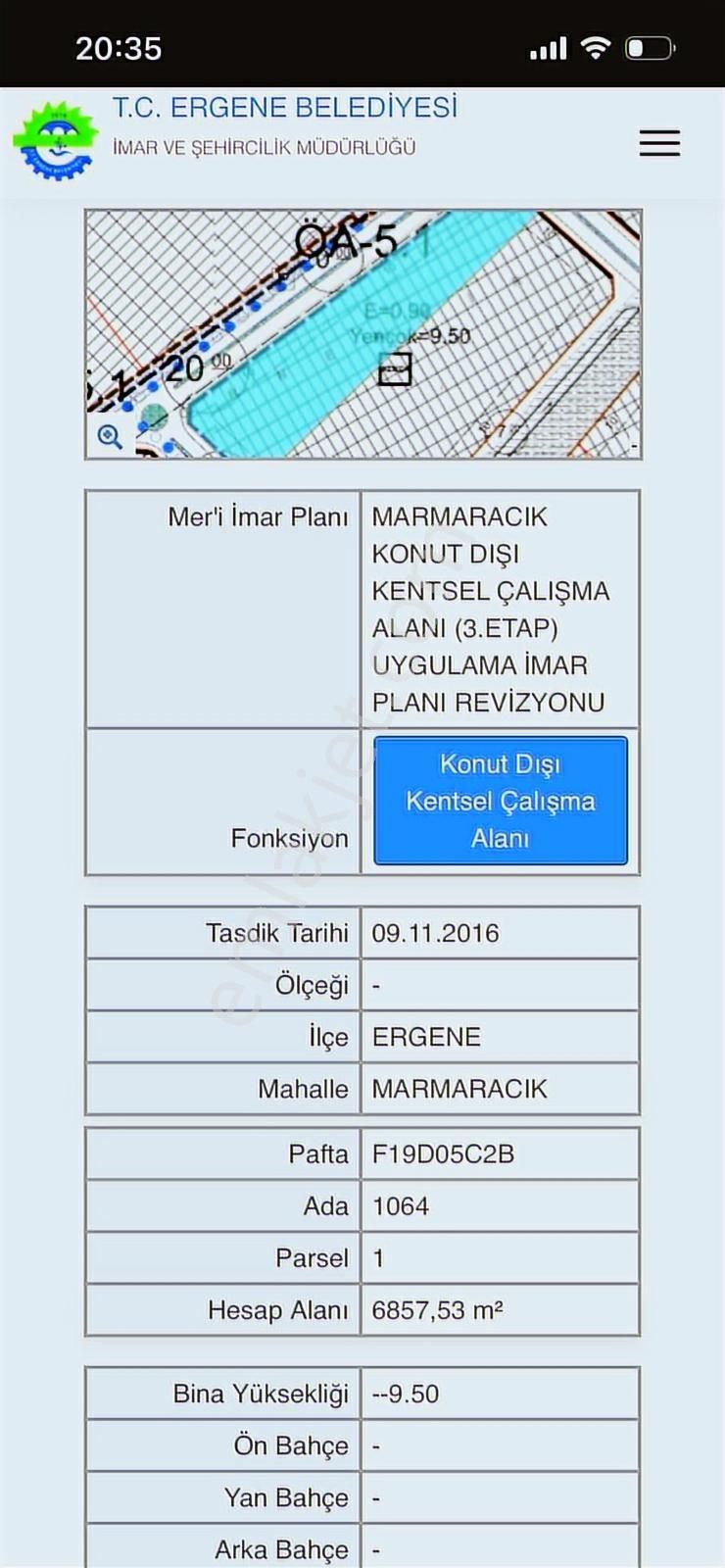 Tekirdağ Ergene Marmaracık Depolama Sanayi Arsası Satılık - Görsel 6