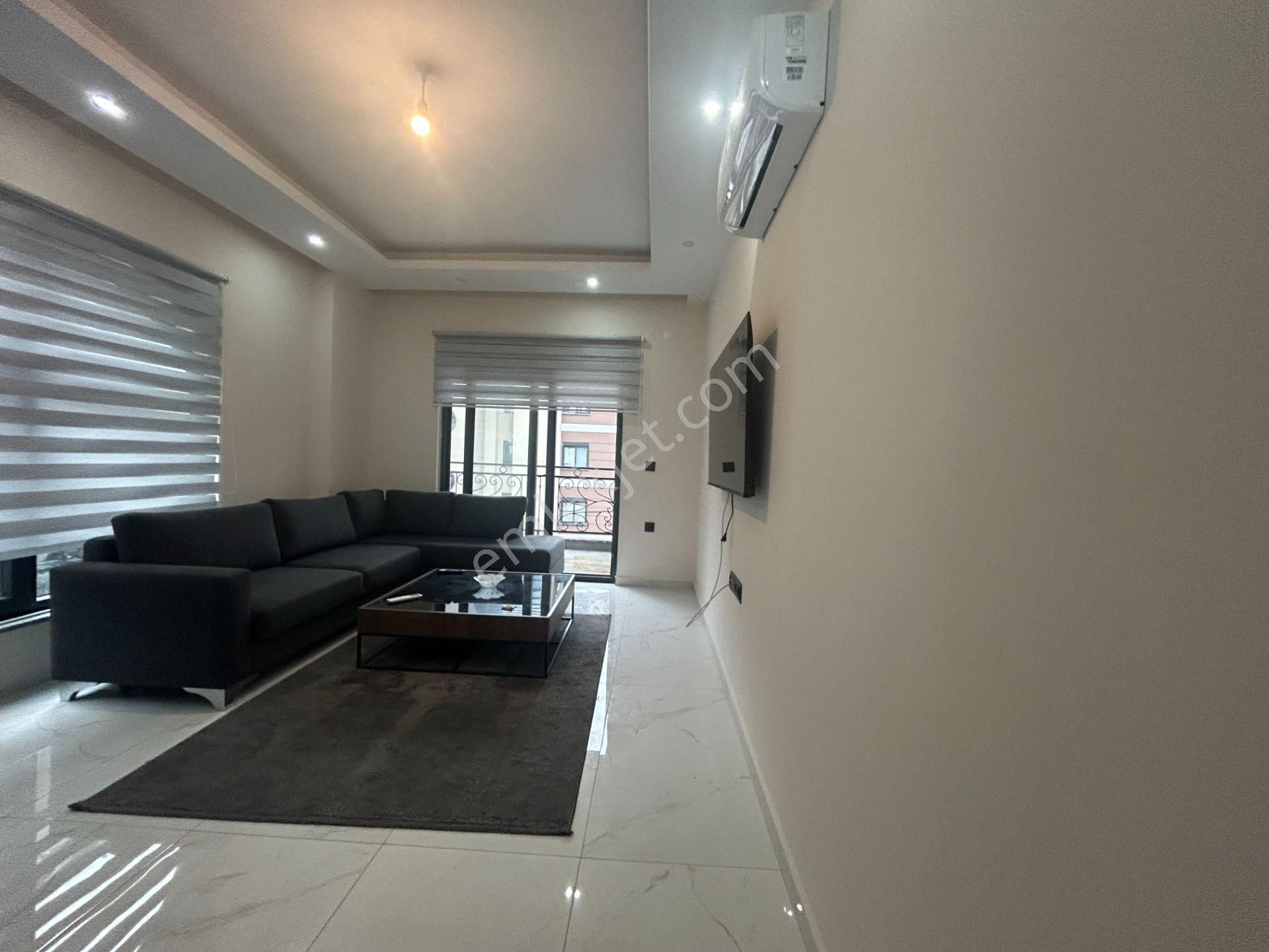 Alanya Oba'da Yeni Site İçerisinde Mobilyalı Satılık 1+1 Daire - Görsel 14