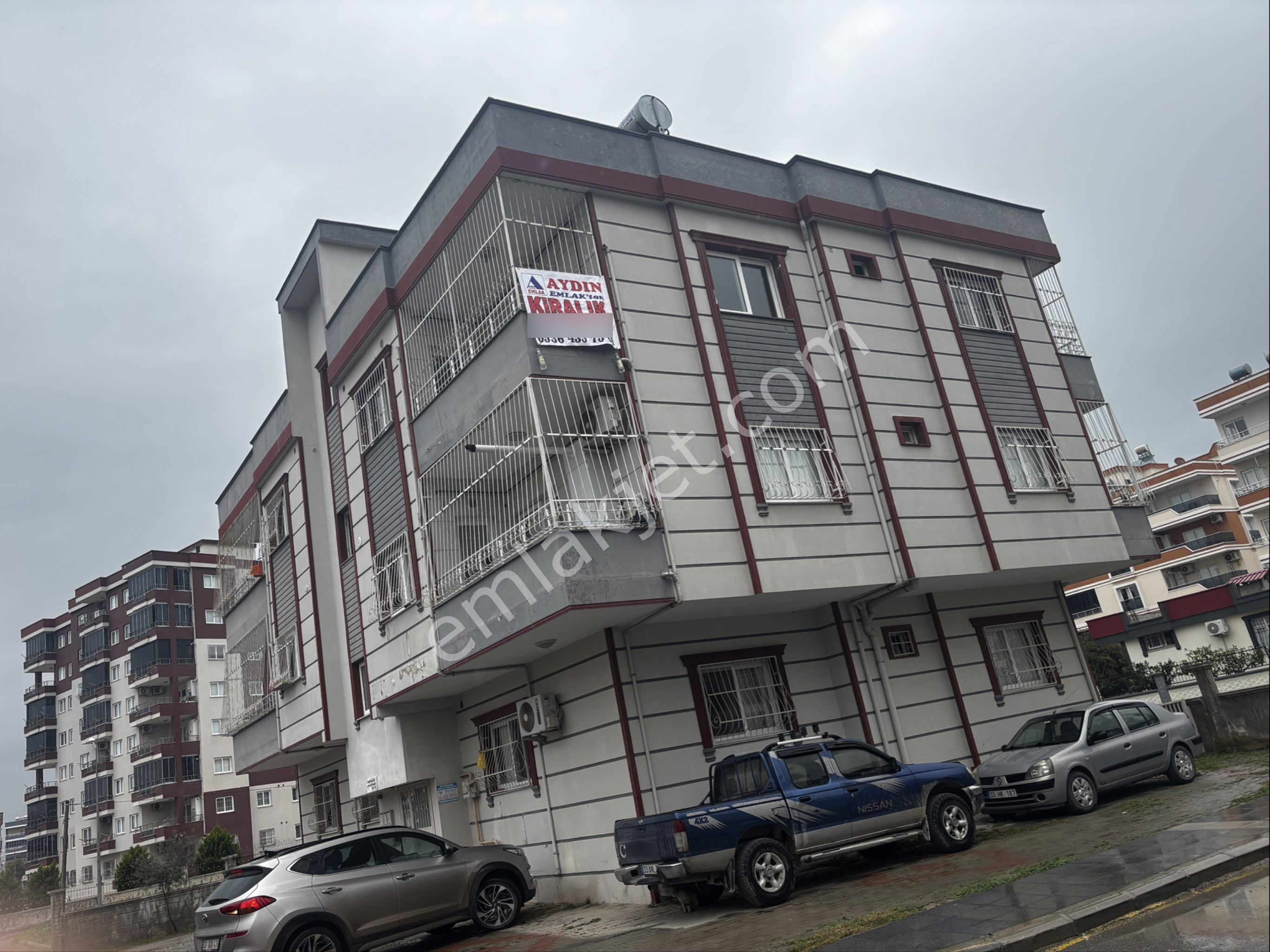 Aydın Emlaktan Tarsus Kavaklı Mahallesinde 3 Cepheli 2+1 Kiralık Daire