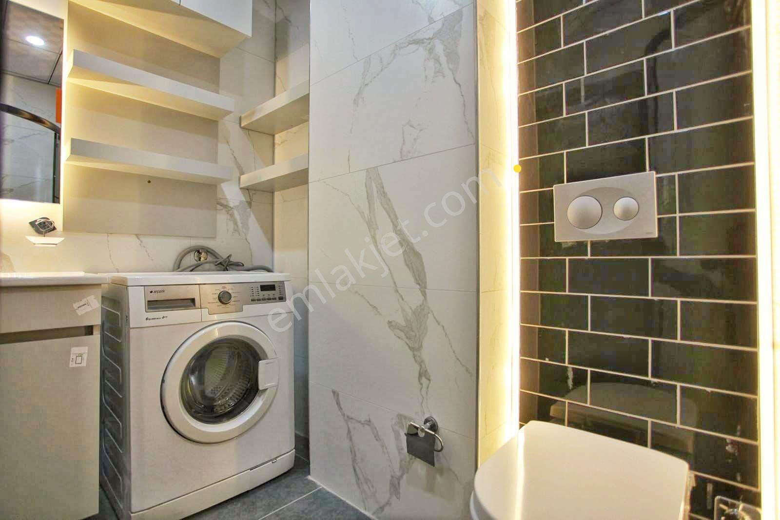 Antalya Aksu Altıntaşta Kiralık Modern Mobilyalı 1+1 Katta Daire - Görsel 24