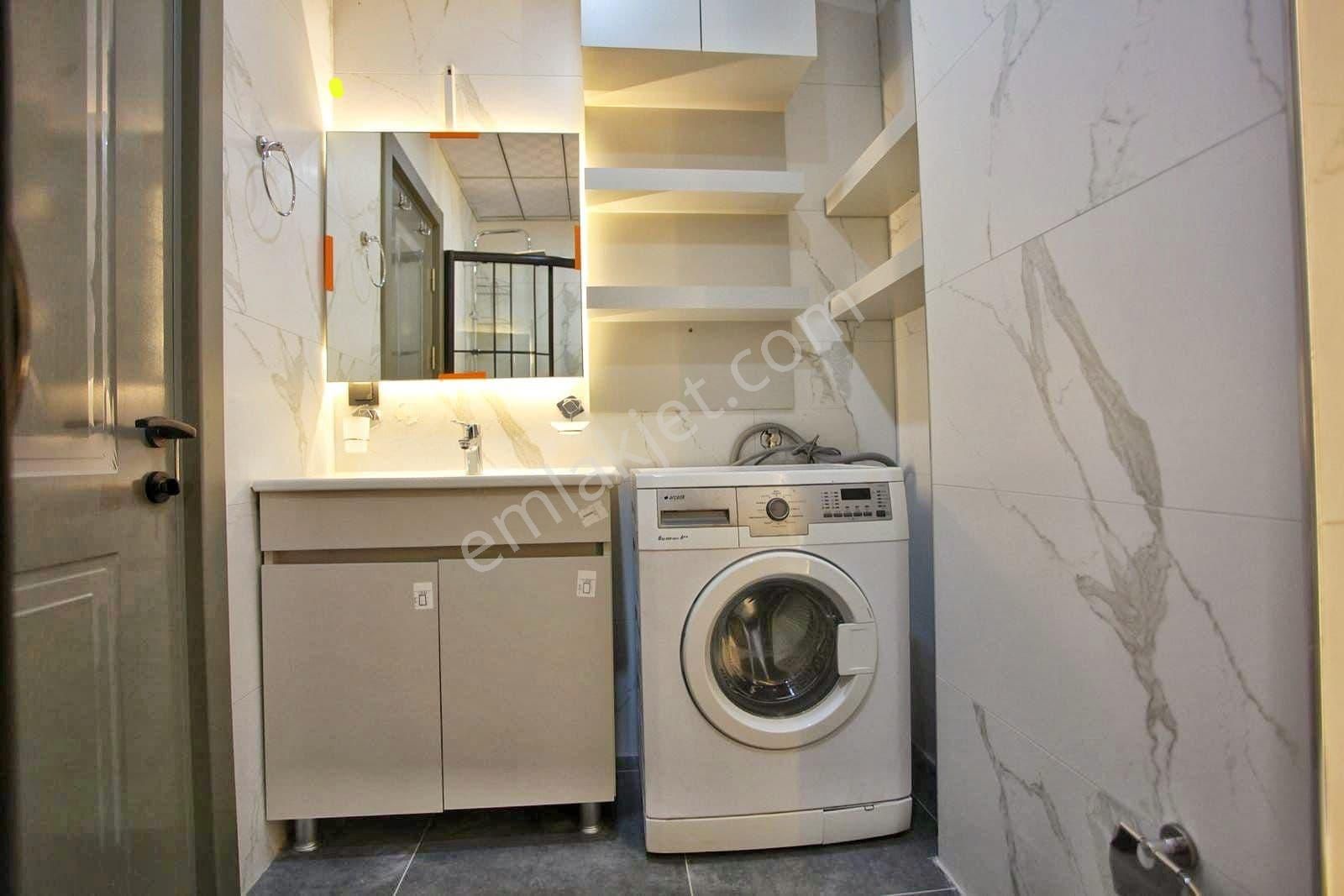 Antalya Aksu Altıntaşta Kiralık Modern Mobilyalı 1+1 Katta Daire - Görsel 23