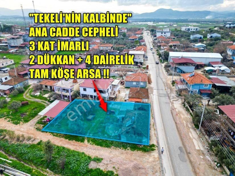 Tekeli'nin Kalbinde Ticari+konut İmarlı Şahane Konumlu Köşe Arsa - Görsel 3