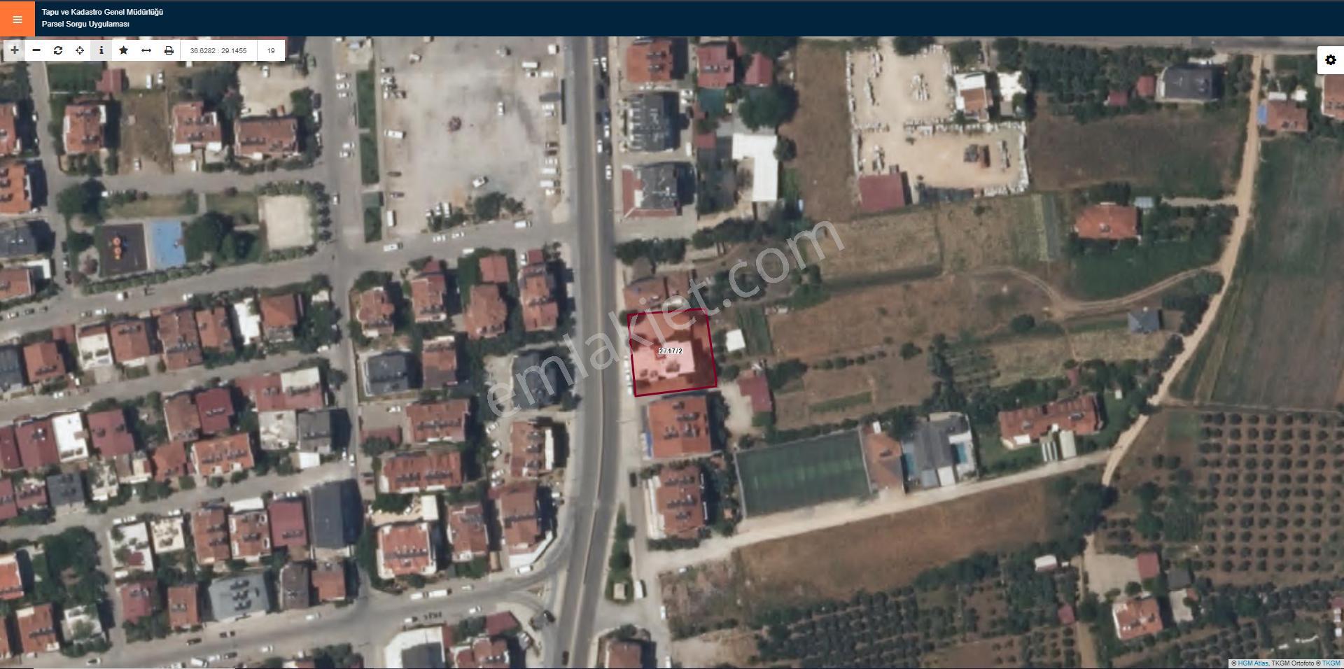 Ölüdeniz Caddesi Üzerinde 750m2 Ticaret+konut