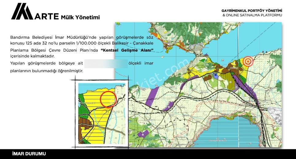Arte'den Muhteşem Konumlu Plan İçerisinde Arazi - Görsel 3