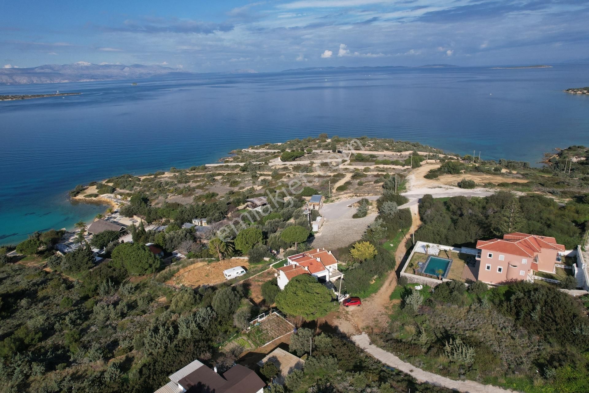 Çeşme Dalyanda Deniz Manzaralı Satılık Villa - Görsel 5
