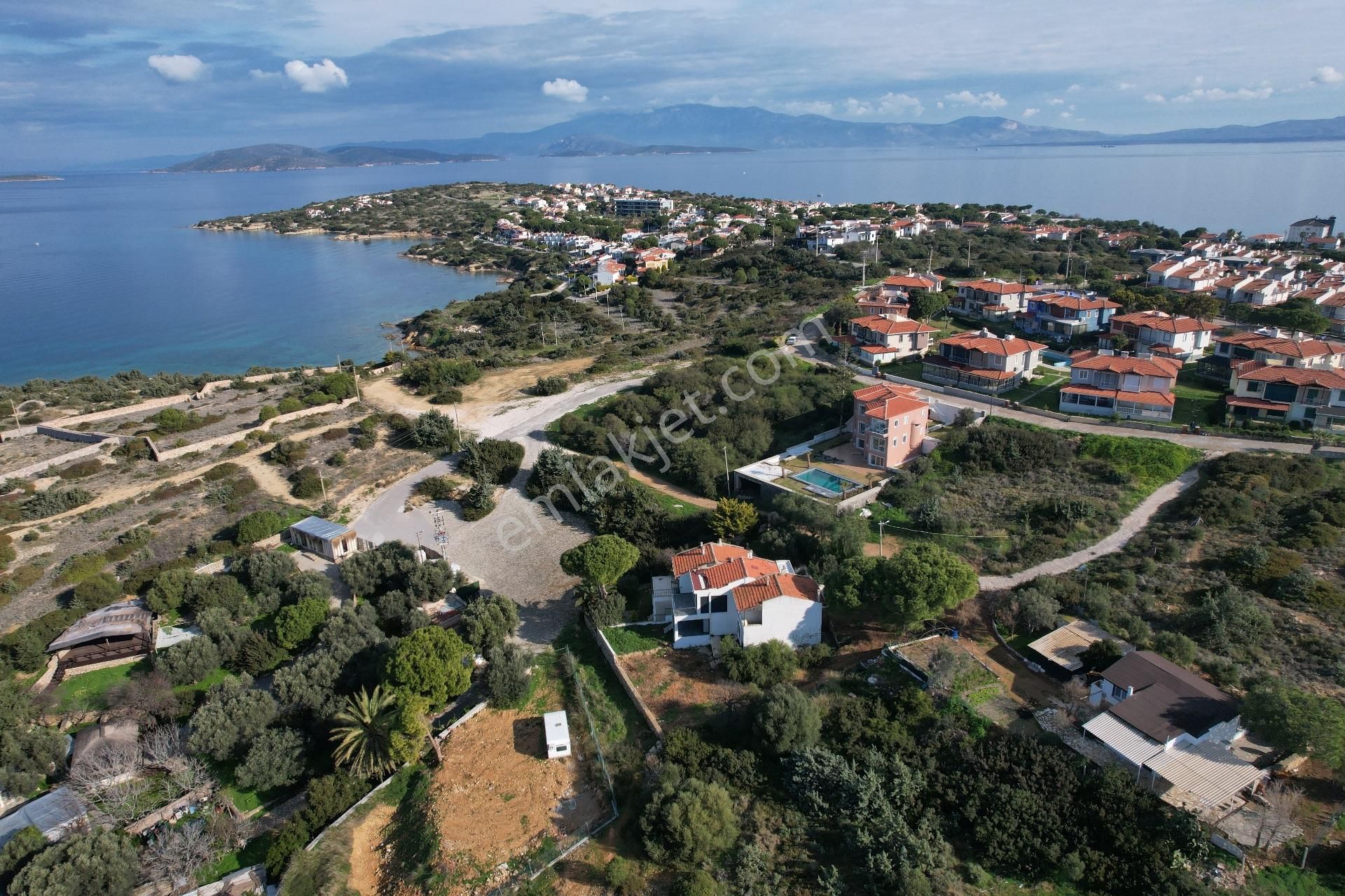 Çeşme Dalyanda Deniz Manzaralı Satılık Villa - Görsel 6