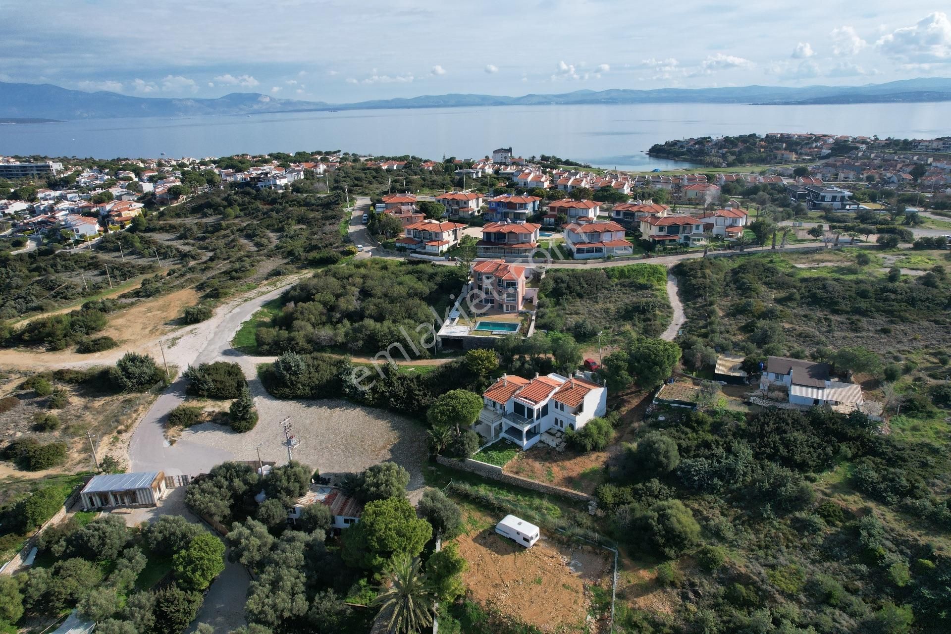 Çeşme Dalyanda Deniz Manzaralı Satılık Villa - Görsel 7