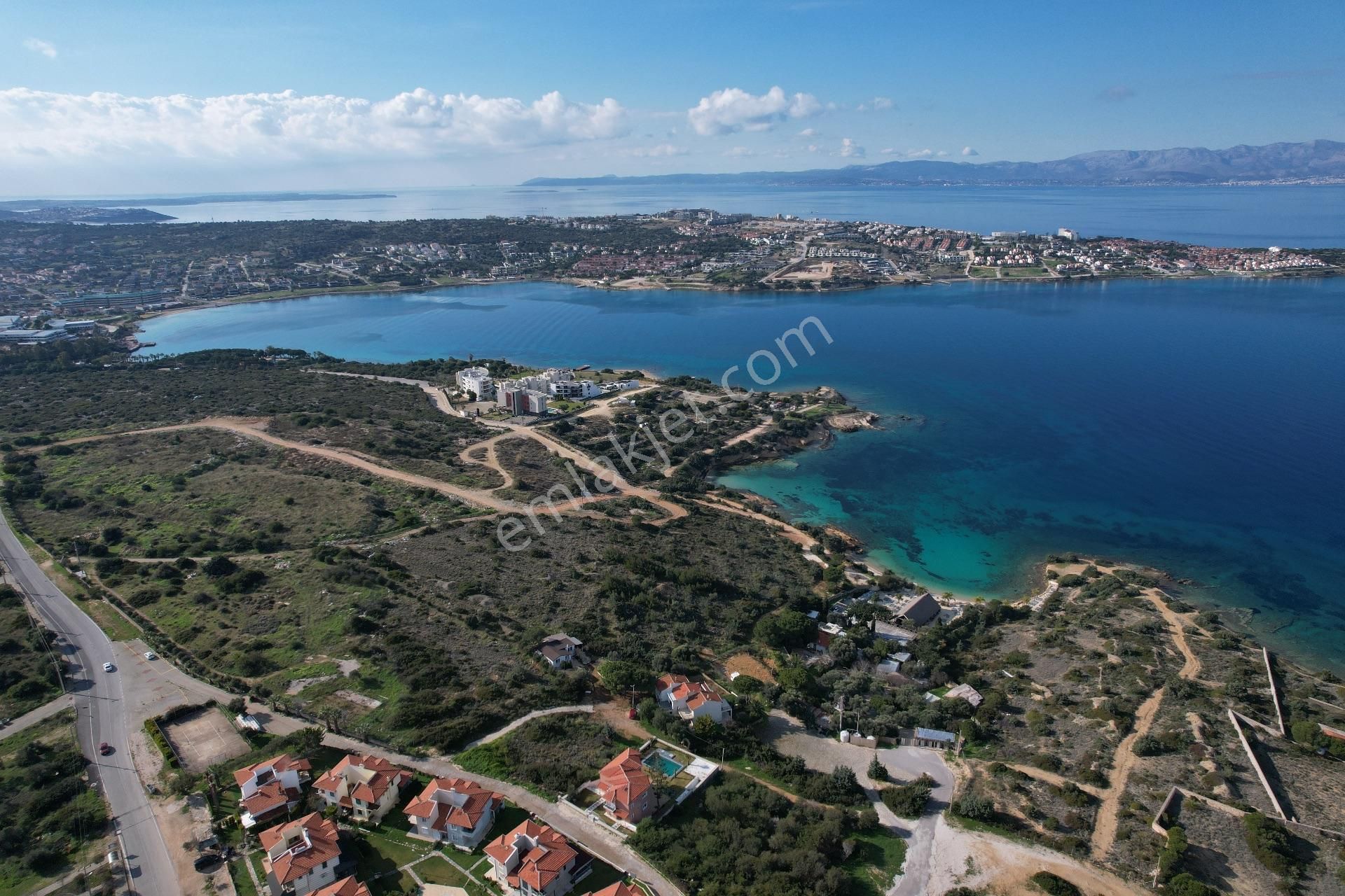 Çeşme Dalyanda Deniz Manzaralı Satılık Villa - Görsel 10