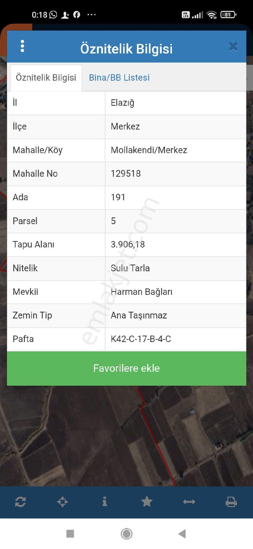 Mollakendi De Satılık Tarla - Görsel 3