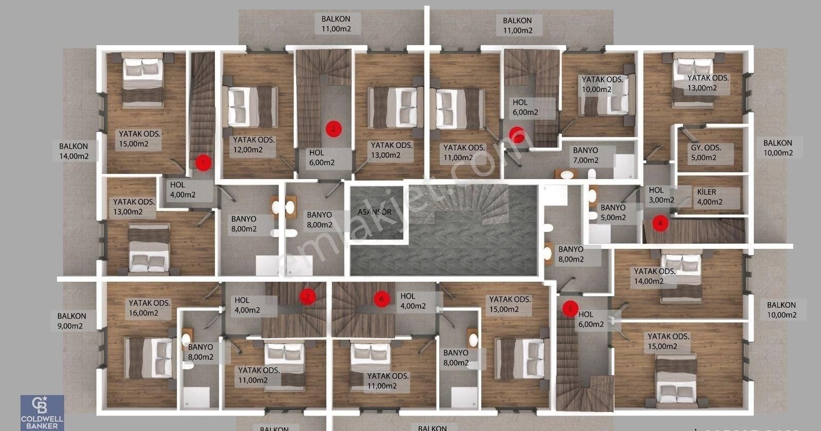 Yeşilova Livapark %35 Peşinat İle Satılık 2+1 Dubleks Daire - Görsel 10