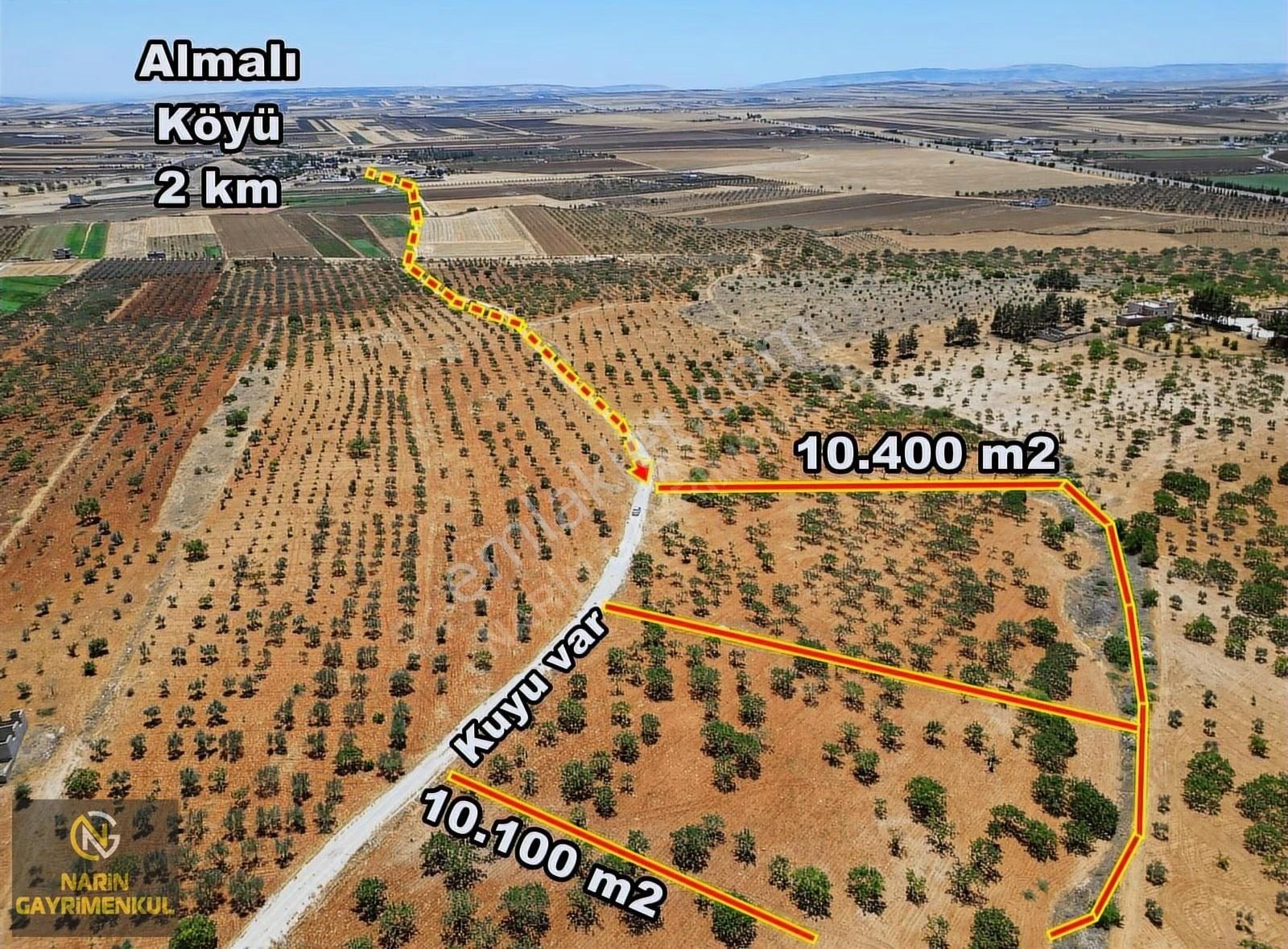 Şahinbey Bostancık 400 Fıstık, 4 Ton Ürün,resmi Yol, Kuyu Var - Görsel 5