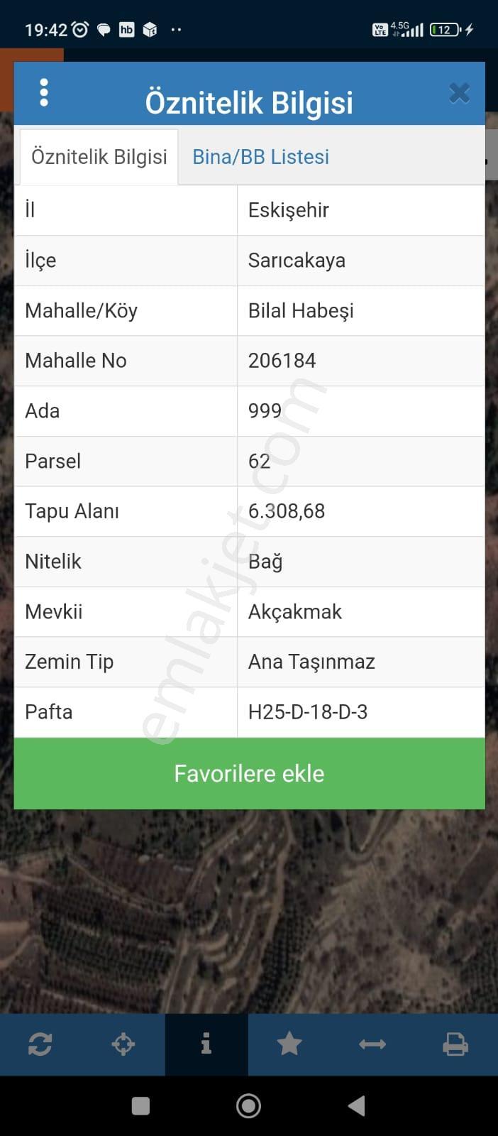 Recep Ümit'ten Sarıcakaya'da Satılık 4 Parsel 20277 M2 Bağ Vasıflı 1. Sınıf Tarım Arazisi. - Görsel 13