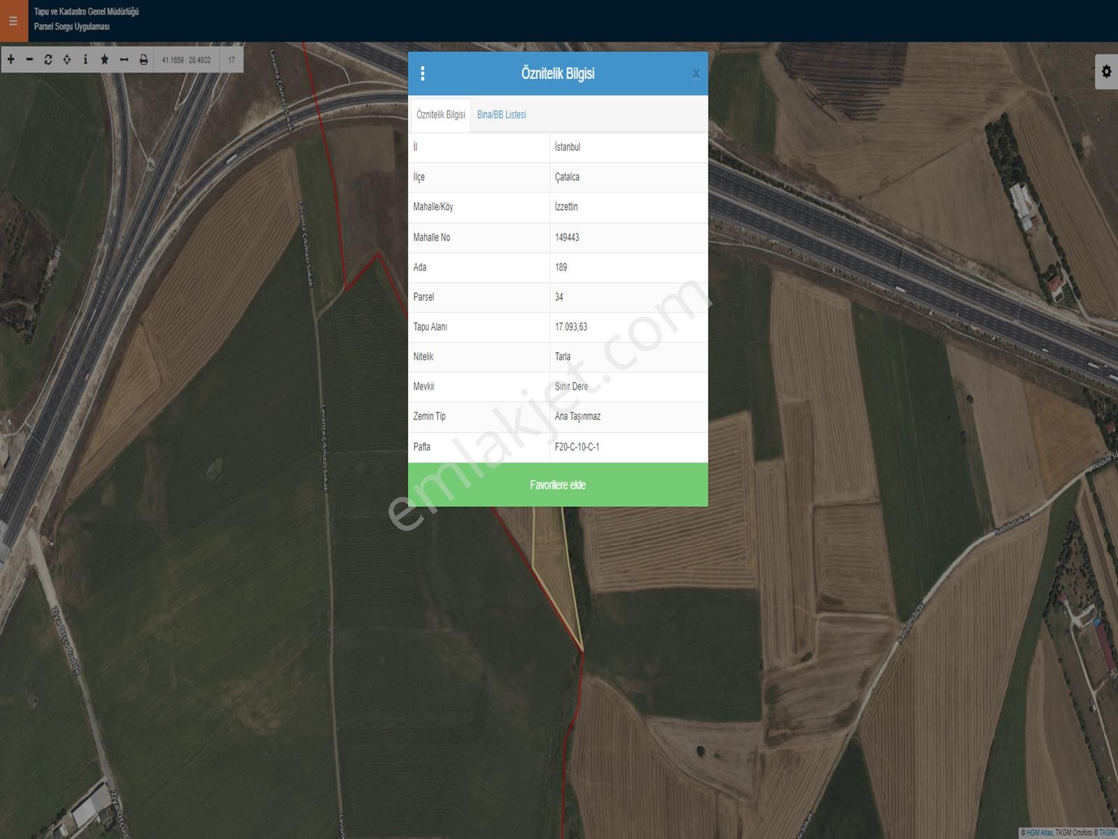 Çatalca Kuzey Marmara Otoyolu Yanı Etrafı Çevrili 1300m2 Fırsat! - Görsel 7