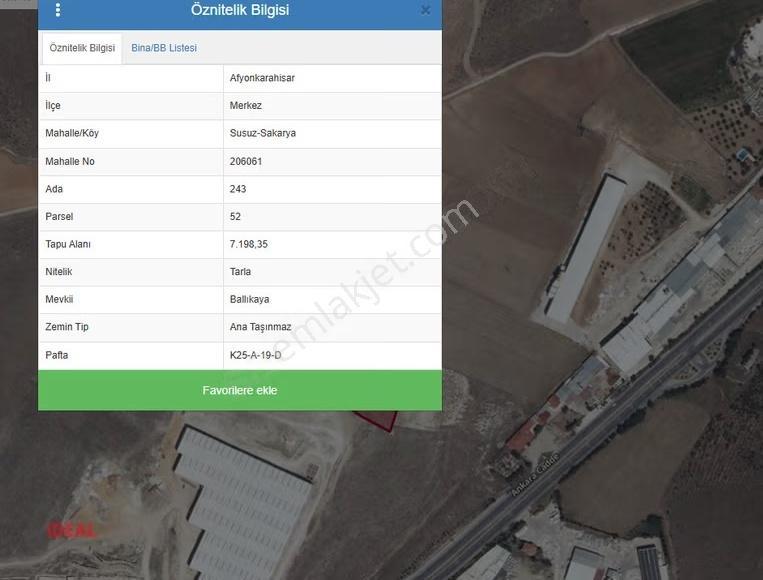 Afyonkarahisar'da Ağır Sanayi İmarlı Satılık 50.065 M2 Arazi - Görsel 5