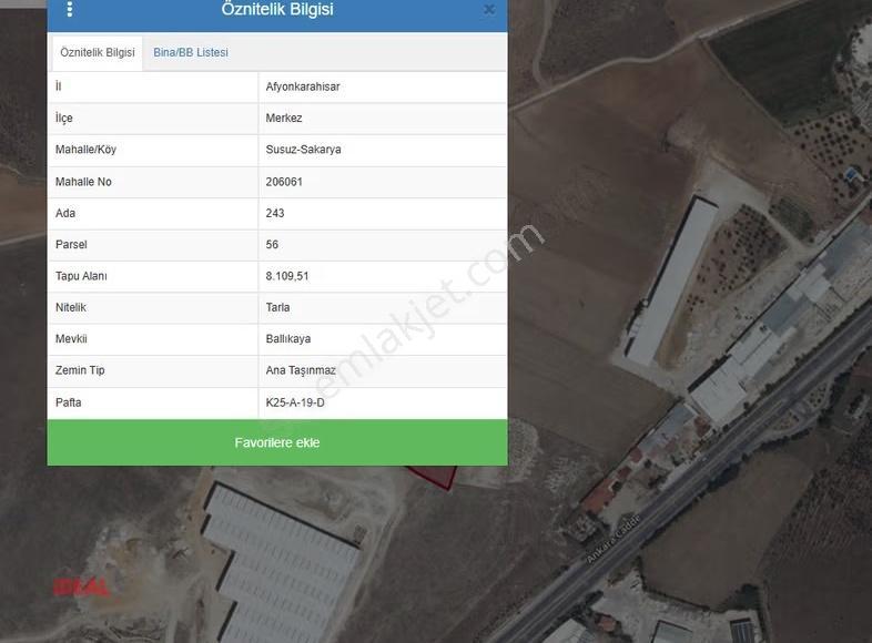 Afyonkarahisar'da Ağır Sanayi İmarlı Satılık 50.065 M2 Arazi - Görsel 3