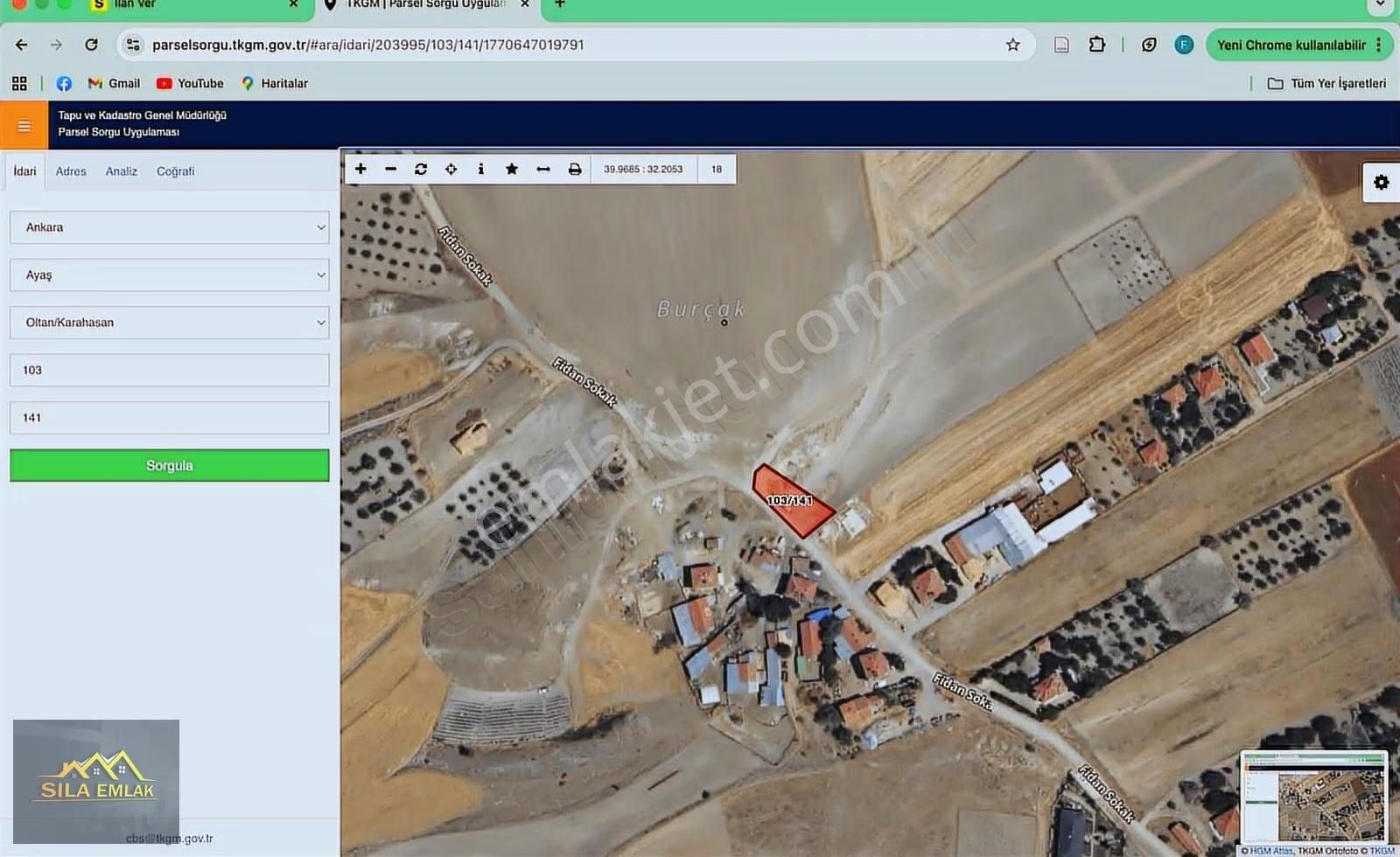 Ayaş Oltan'da 556 M2 Konut İmarlı Altyapısı Hazır Satılık Arsa! - Görsel 3