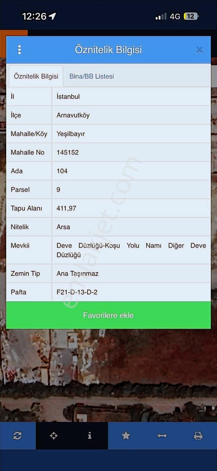 Arnavutköy Yeşilbayır 411 M2 Açık Depo / Ticari Alan - Görsel 18