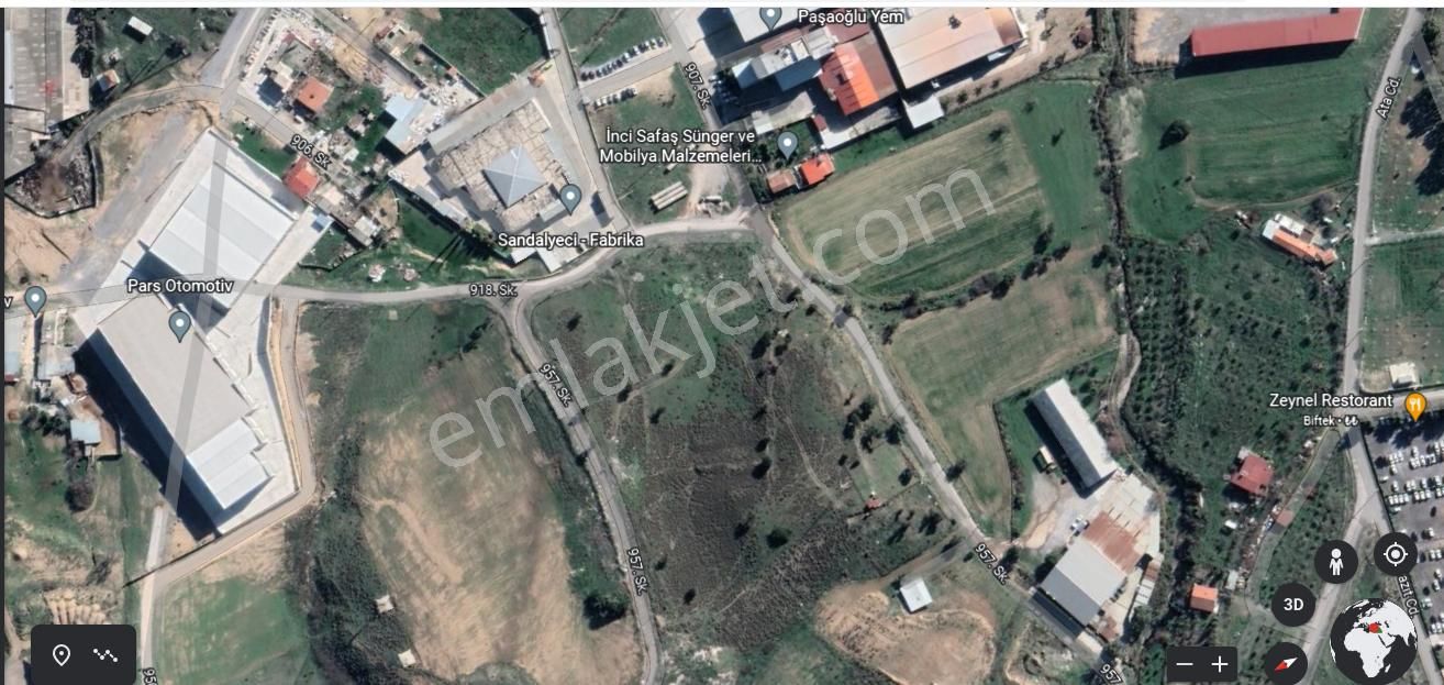 Havalimanı Karşısında Depo İmarlı ( Hisseli Tapu Açıklamayı Okuyun ) 500 M2 Arsa - Görsel 2