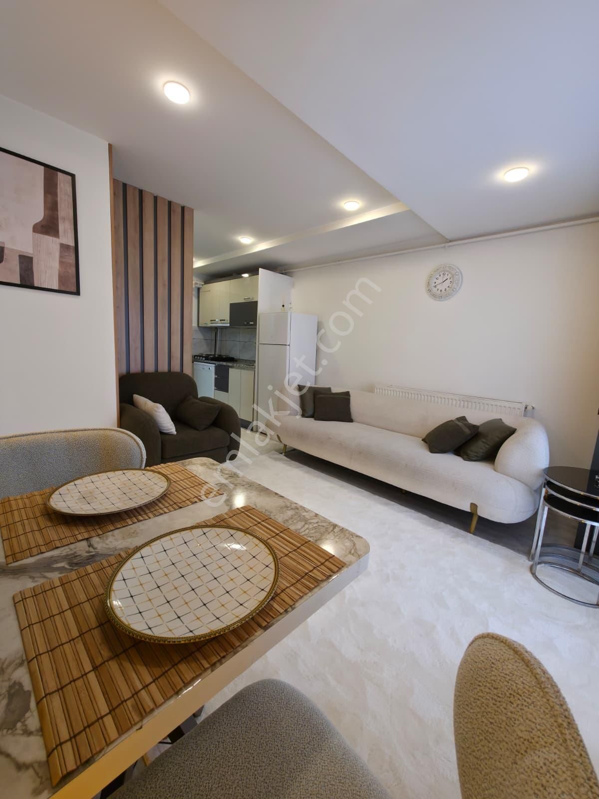 Arakat Asansörlü Lüx Full Eşyalı Yatırımlık 1+1 Satılık Apart - Görsel 13