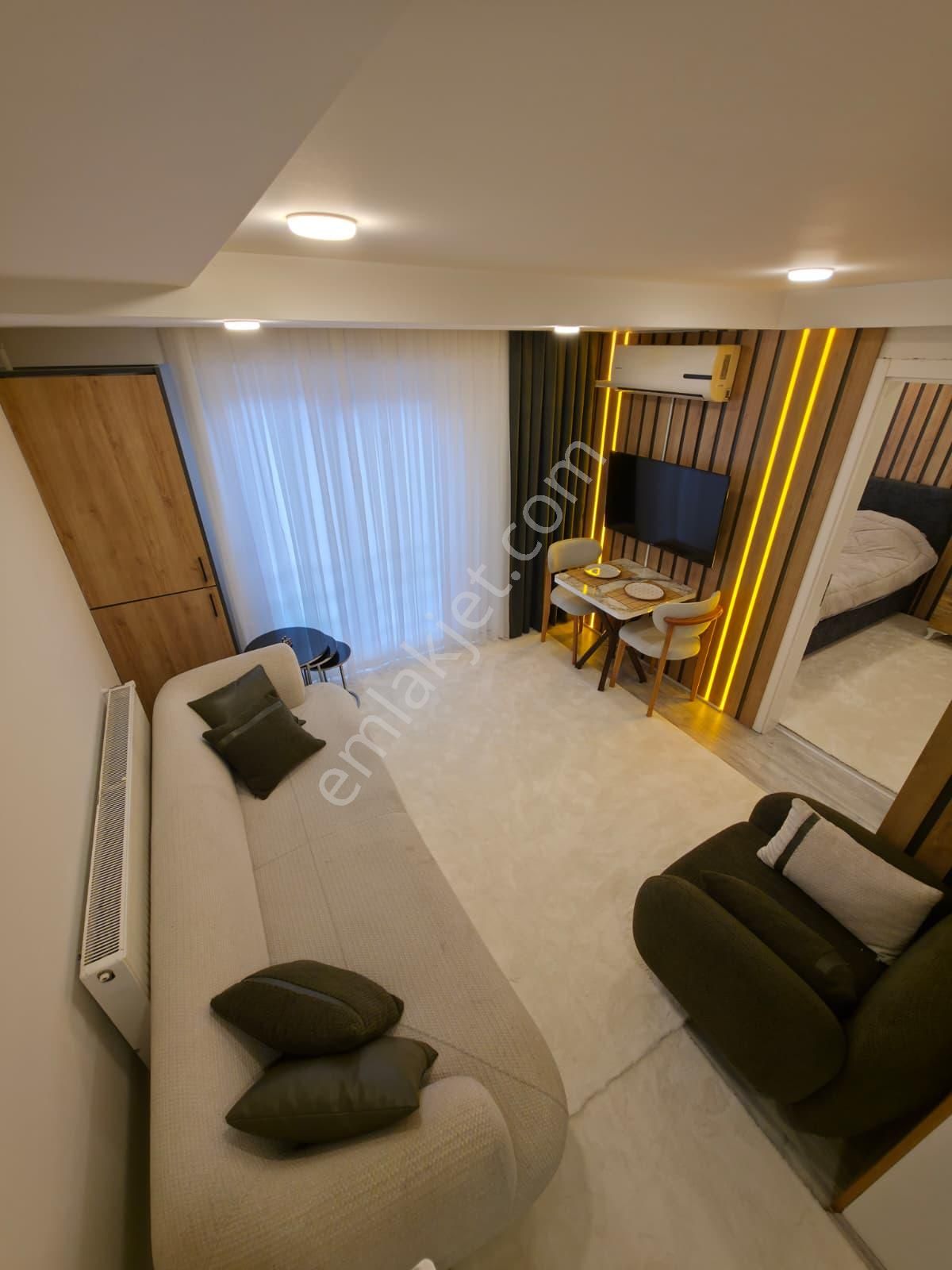 Arakat Asansörlü Lüx Full Eşyalı Yatırımlık 1+1 Satılık Apart - Görsel 11