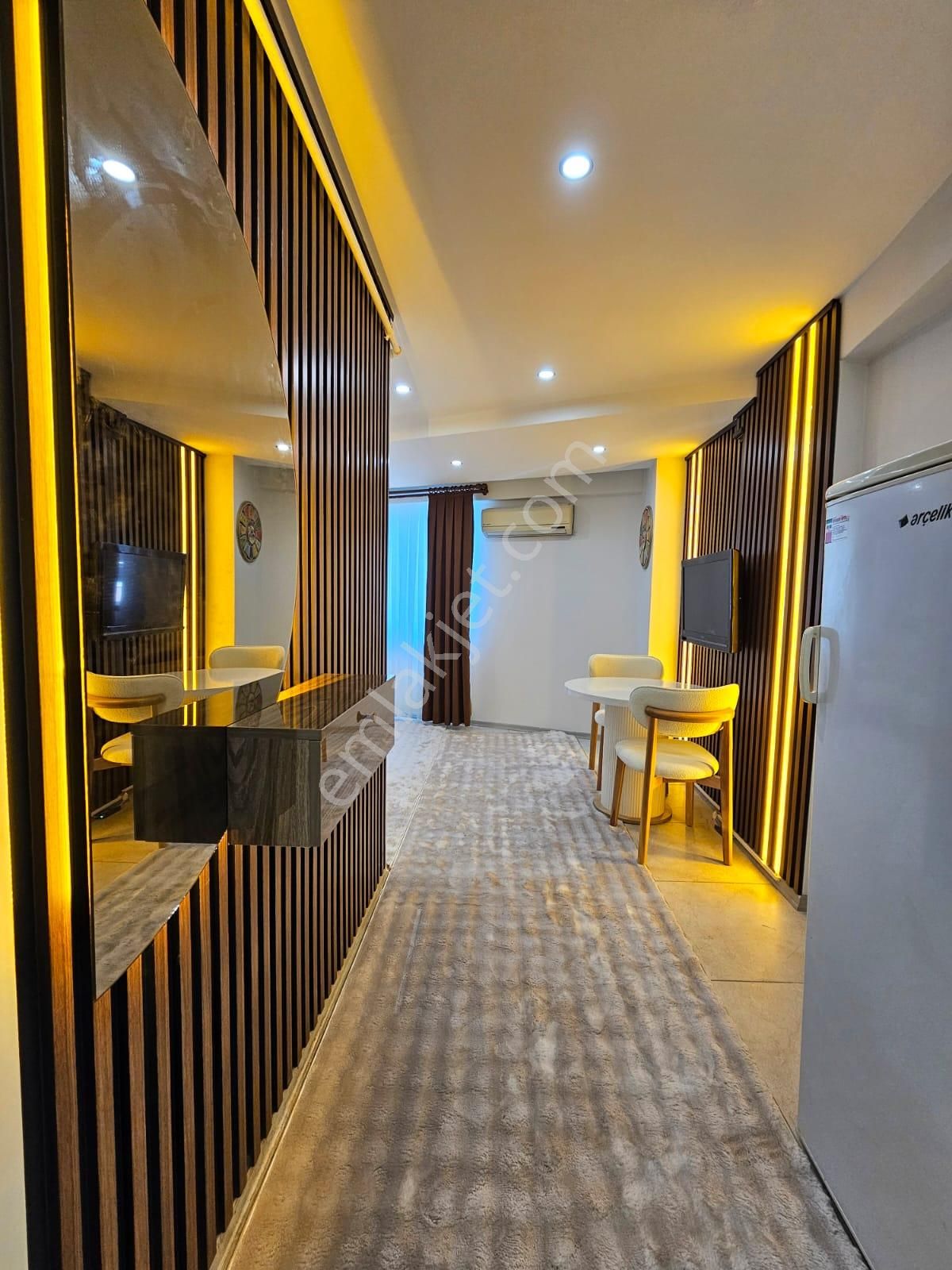 Arakat Asansörlü Lüx Full Eşyalı Yatırımlık 1+1 Apart - Görsel 3