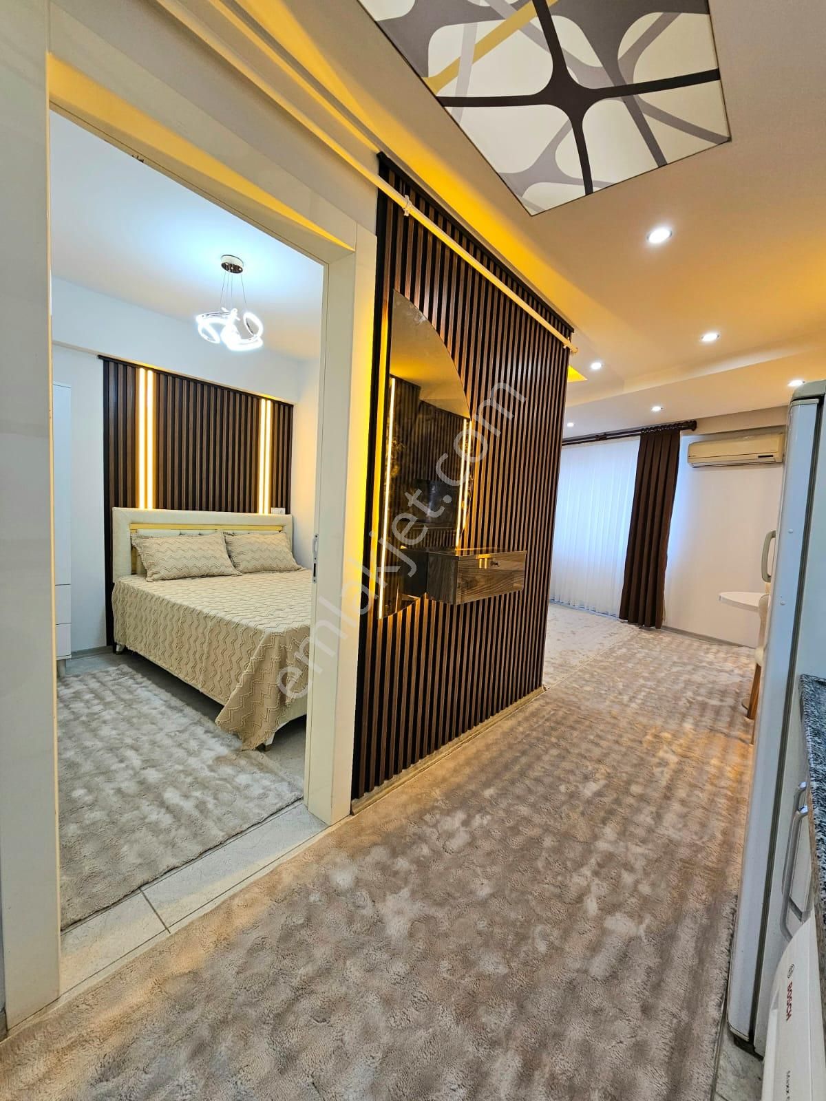 Arakat Asansörlü Lüx Full Eşyalı Yatırımlık 1+1 Apart - Görsel 9