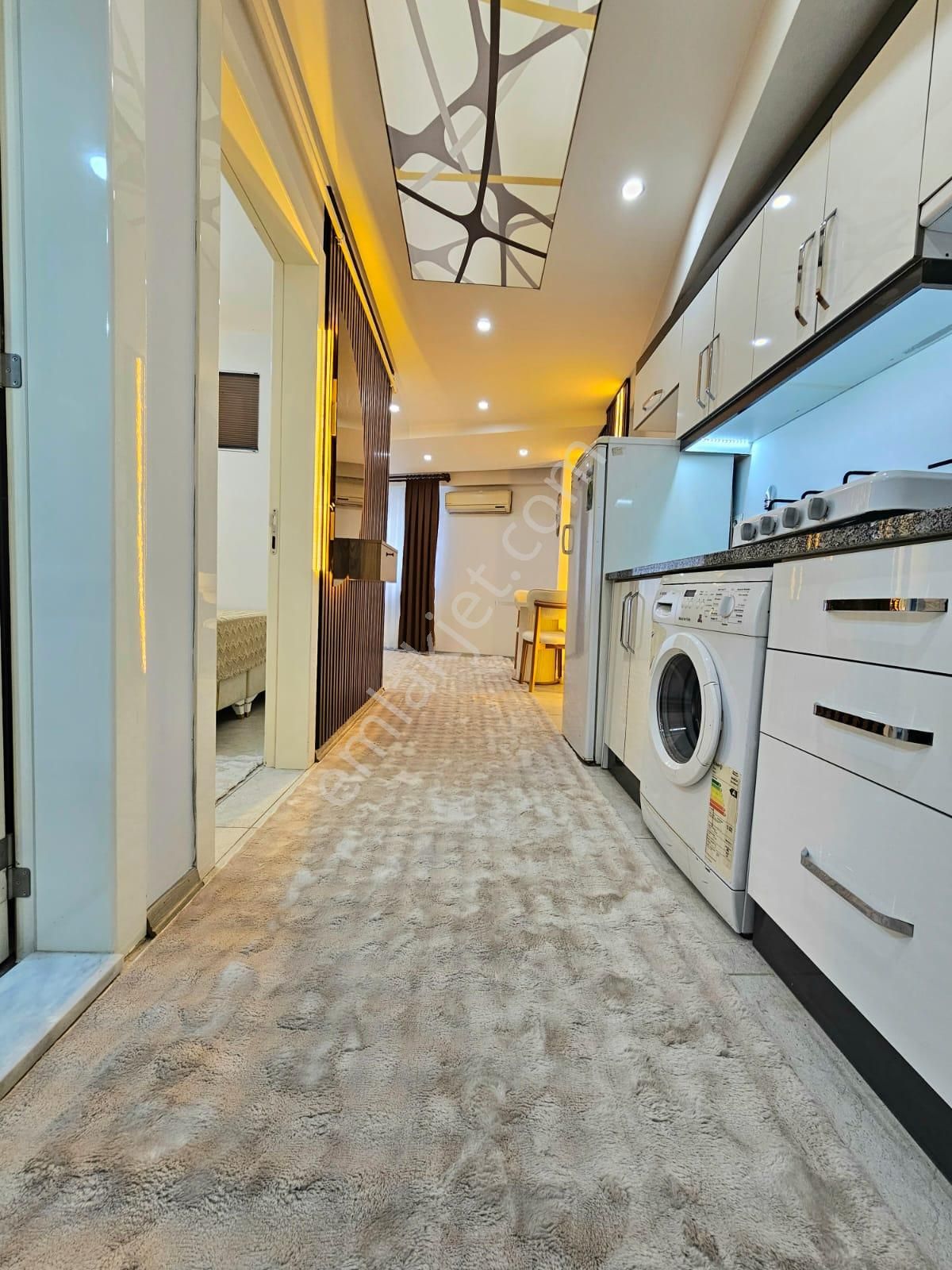 Arakat Asansörlü Lüx Full Eşyalı Yatırımlık 1+1 Apart - Görsel 14