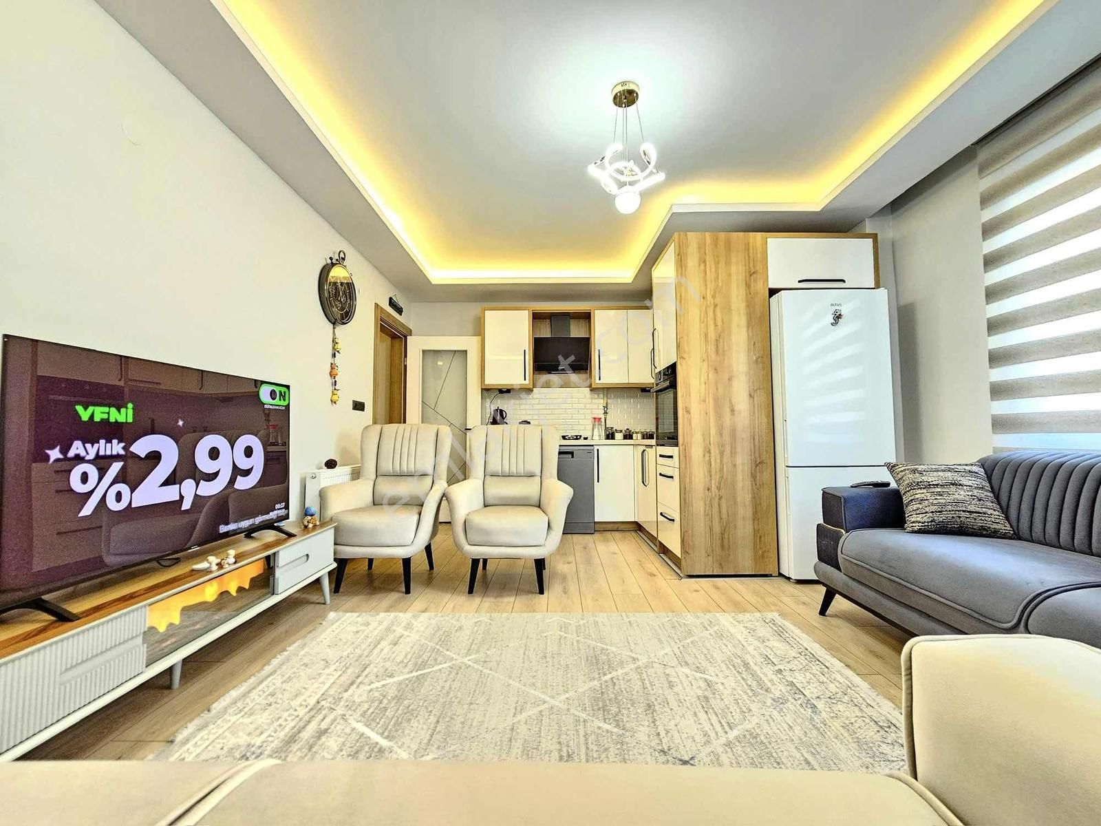 Gürsoy'dan Altınkumda Doğalgazlı Ön Cephe Full Eşyalı 1+1 - Görsel 10