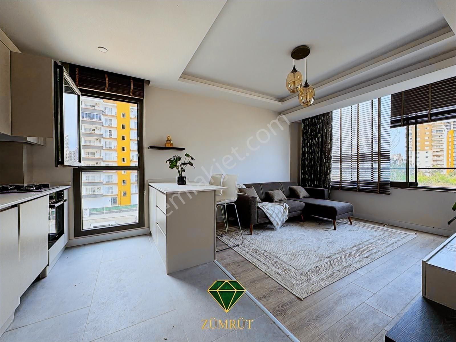 Zümrüt'ten Yenişehir Çiftliköy'de 1+1 Eşyalı Kiralık Lüks Daire - Görsel 2