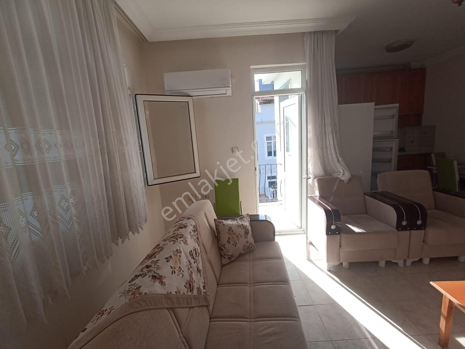 Fethiye Çalış Plaja 50 Mt Mesafede Eşyalı Daire Uzun Dönem 1+1 - Görsel 18