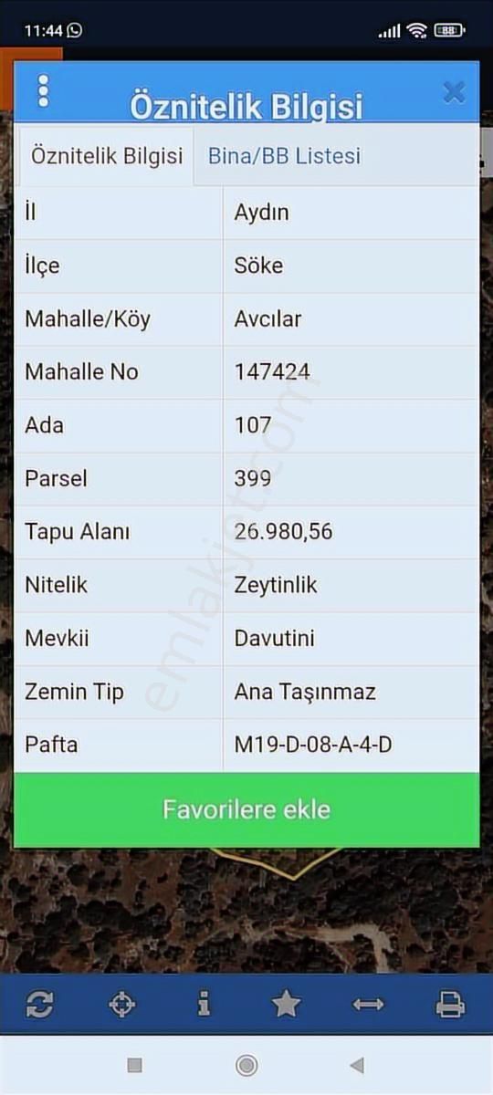 Söke Avcılar Mevkinde, Yatırımlık,27.takasa Açık - Görsel 21