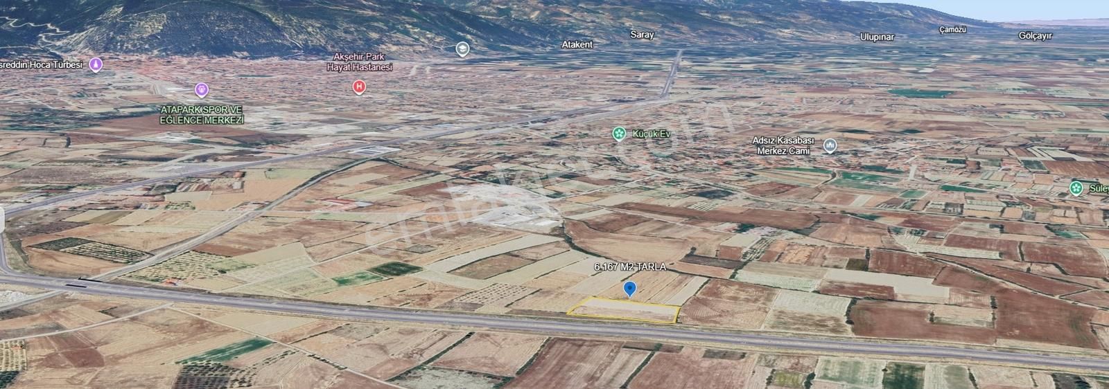Konya Akşehir Adsız Mah 6.167 M2 Asfalt Cepheli Tarla - Görsel 6