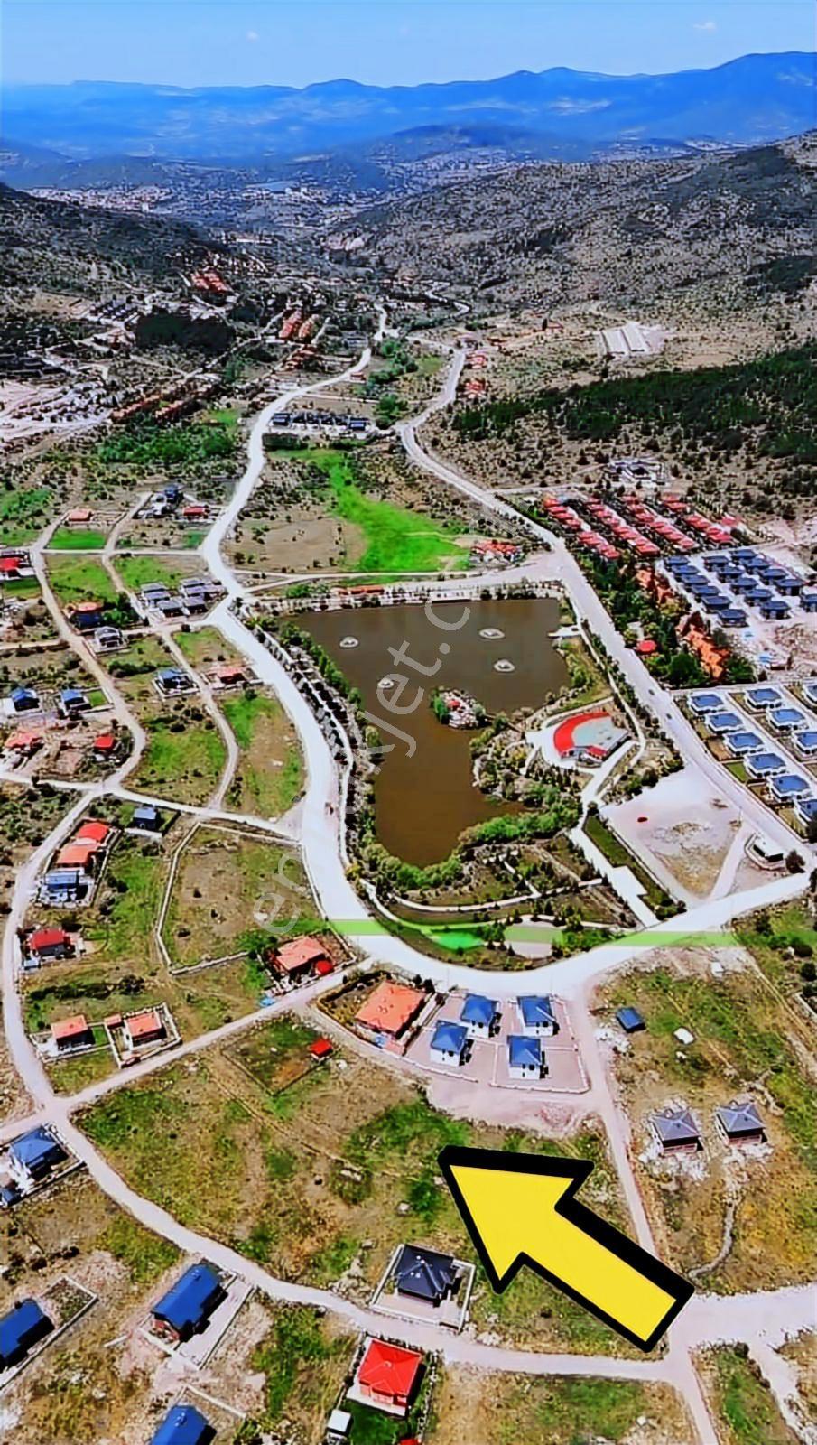 Myg'den Çamlıdere Yaylası Göl Yakını 851m2 Satılık Tek Tapu Arsa - Görsel 3
