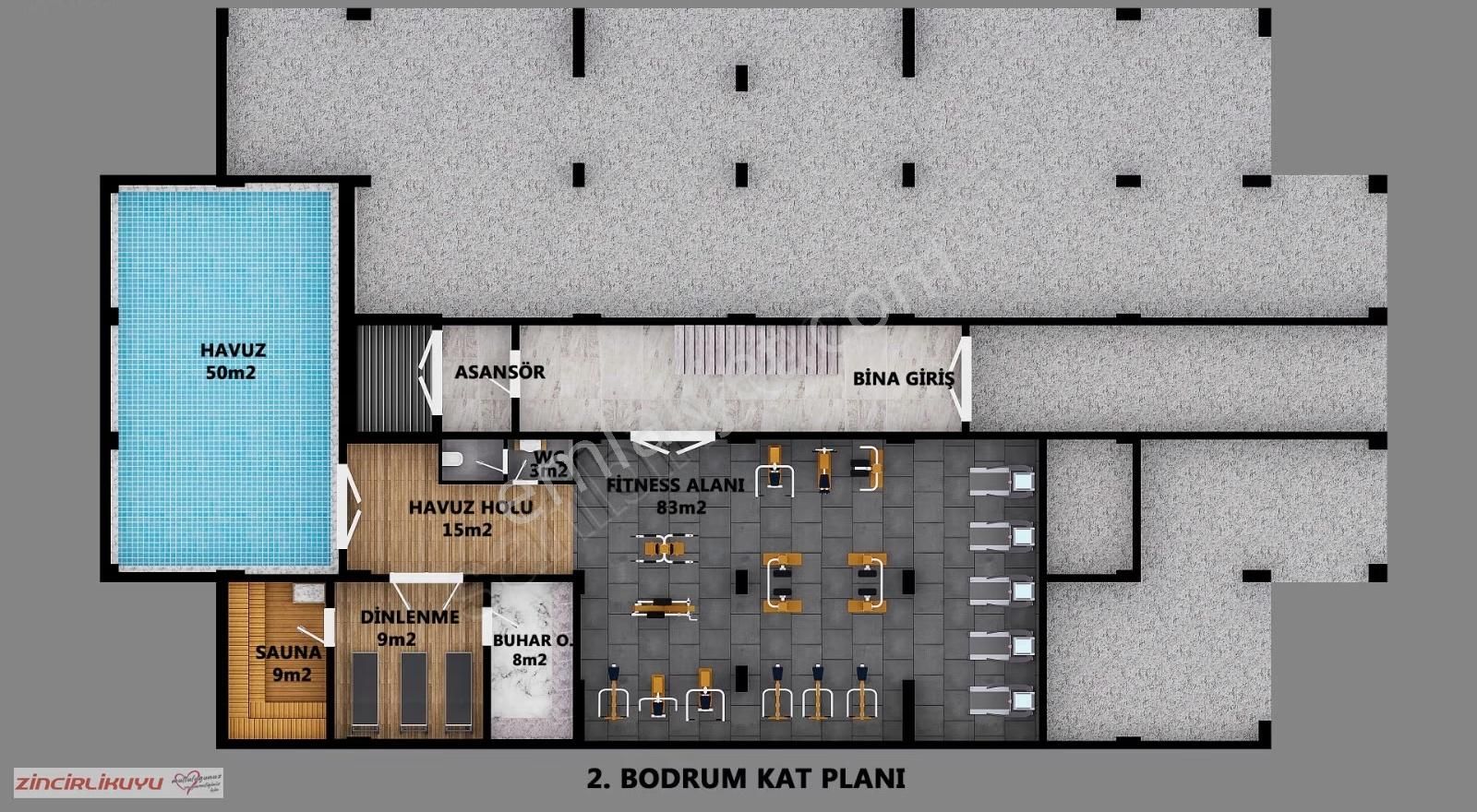 Kuruçeşme Kocatepe Mh. Yeni Yapım Sitede Manzaralı 180m2 3+1 - Görsel 11