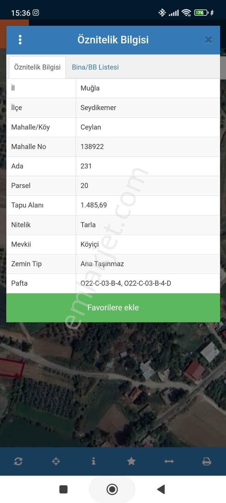 Acill Acill Acill Muğla Seydikemer Sahil Ceylan Mah... 1500 M2 Arazi - Görsel 20