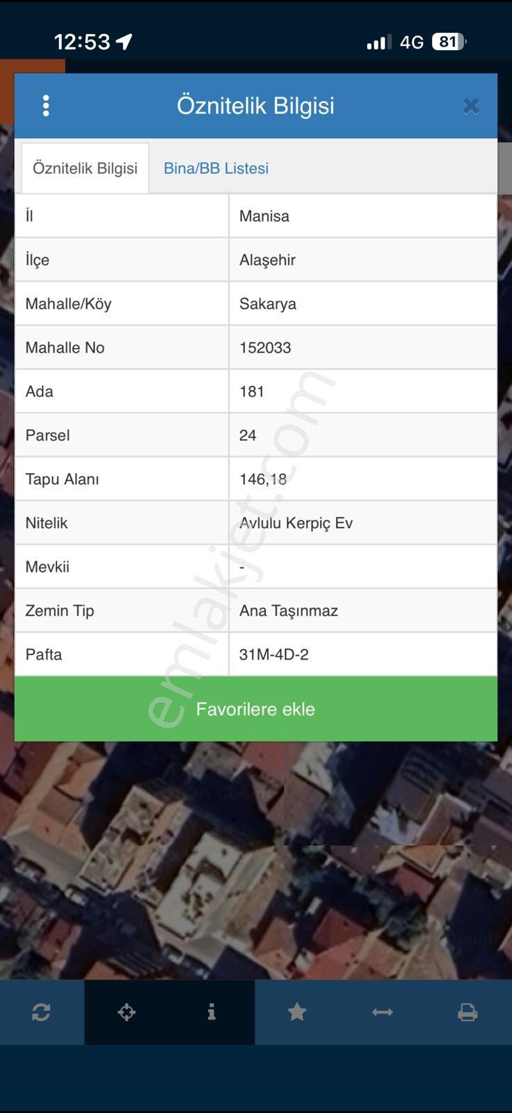 Manisa Alaşehir Alper Gayrimenkulden Sakarya Mah.satılık Uygun Fiyat 146 M2 Arsa - Görsel 3