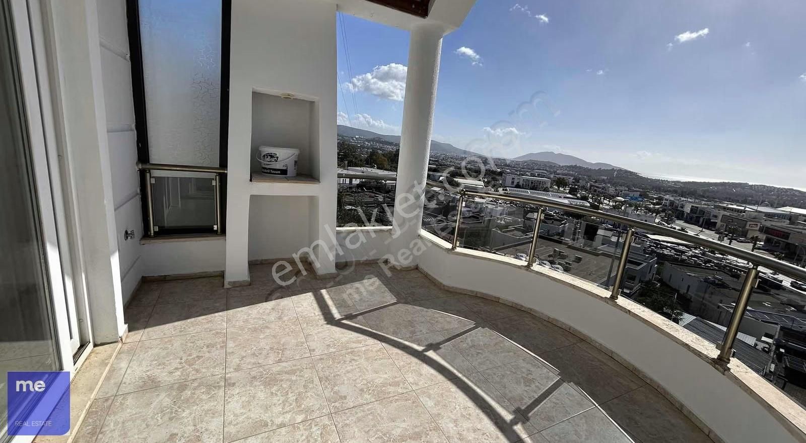 Konacık Site İçinde 3+1 Yıllık Kiralık Deniz Manzaralı Daire - Görsel 15